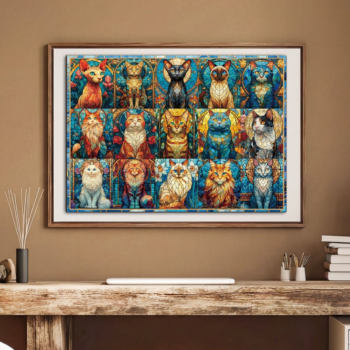 kaayee-cardboard-puzzle-sea-glass-cat-1000-teile-katzen image 5