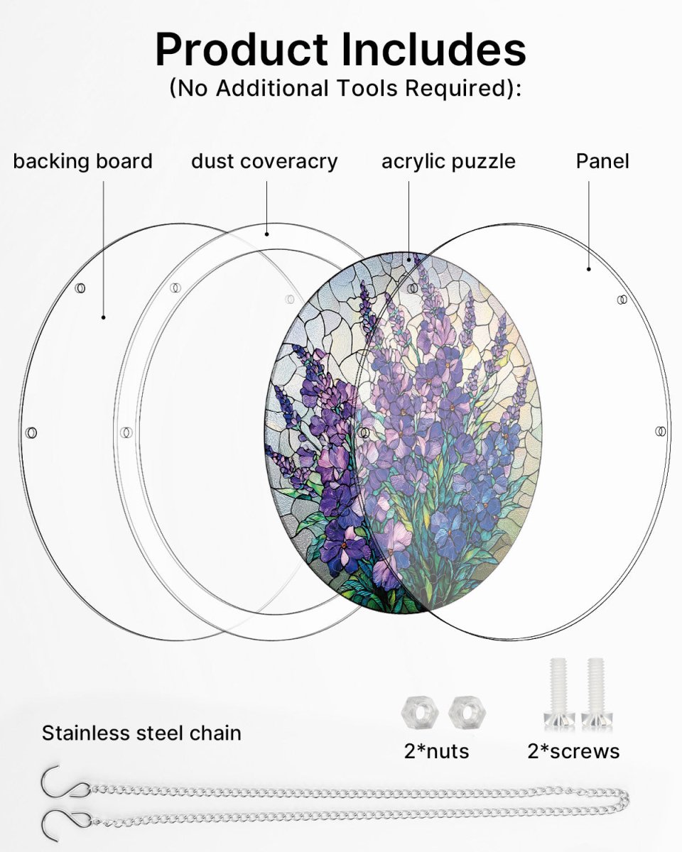 kaayee-suncatcher-puzzle-violet-garden-grace-acryl-medium image 4
