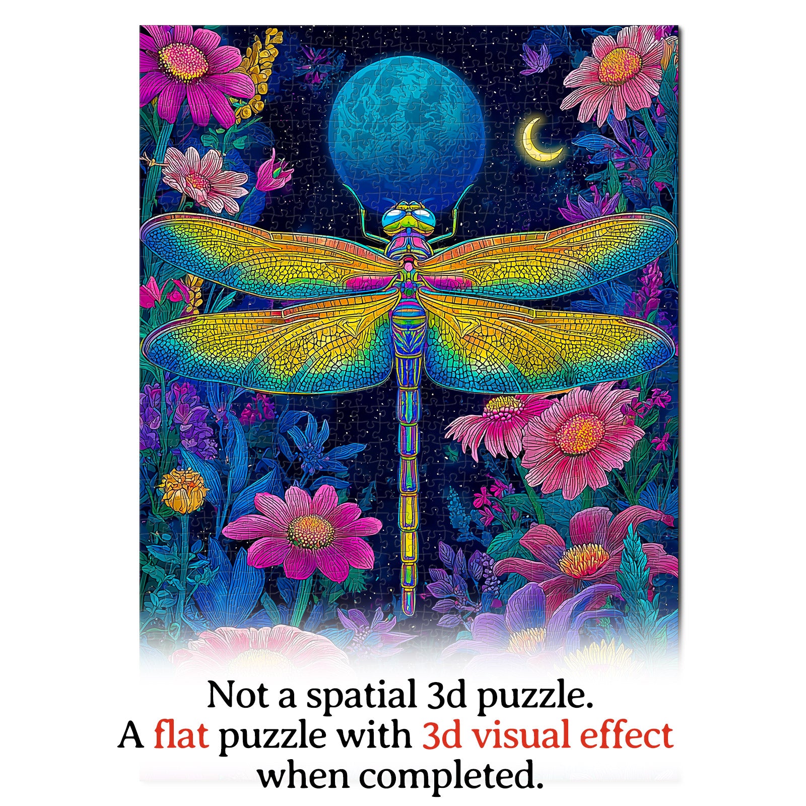kaayee-cardboard-moonlit-dragonfly-1000-teile-puzzle-eco-white-board image 7