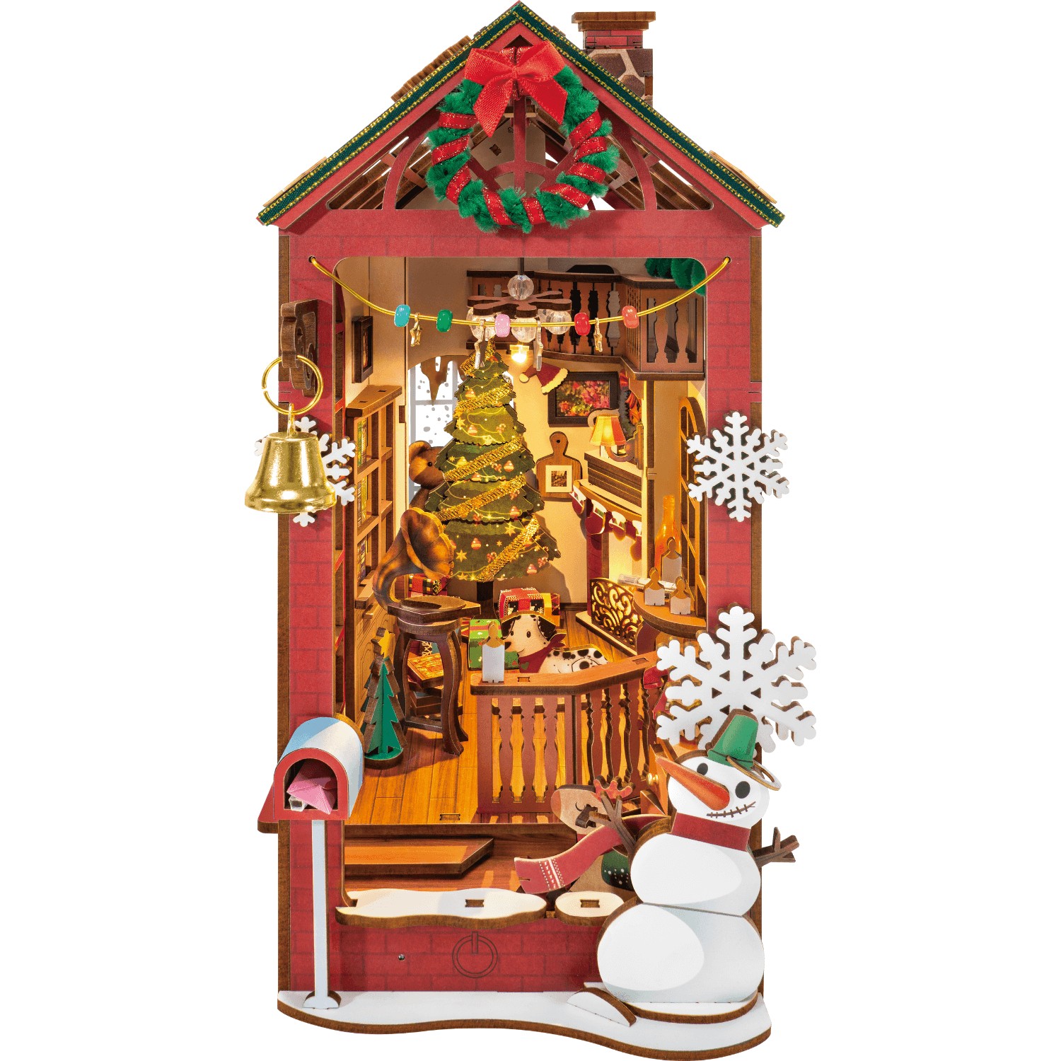 magicholz-book-nook-christmas-indoor-scene-weihnachtsdeko-holz image 7