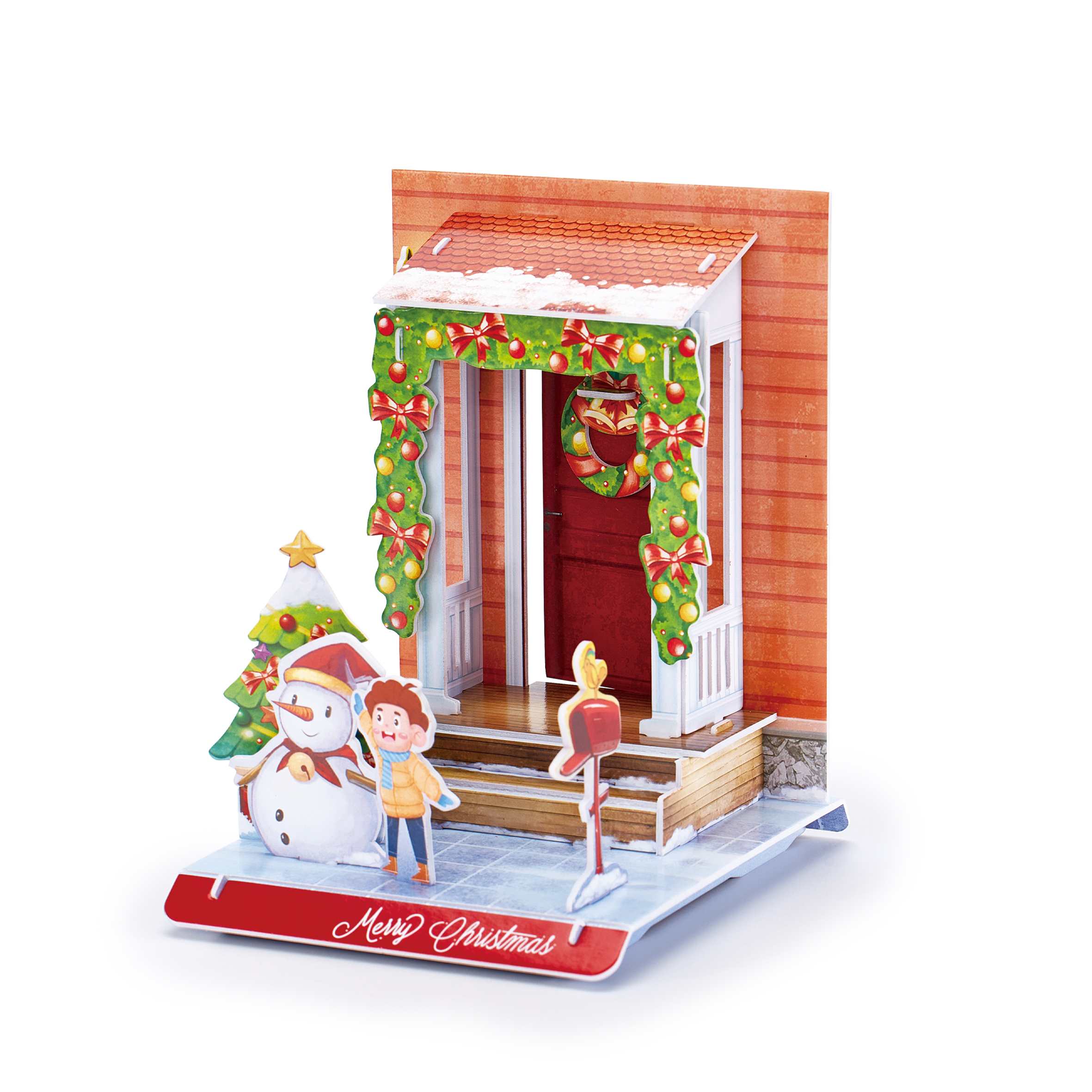 cubicfun-christmas-village-w3154h-christmas-house-3d-puzzle image 2