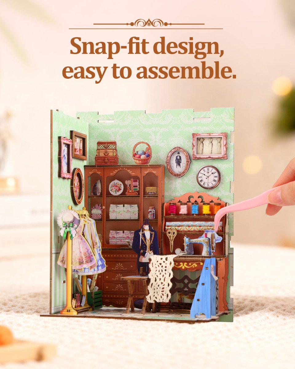 kaayee-minnie-s-tailor-shop-book-nook-kit-schneiderladen image 7