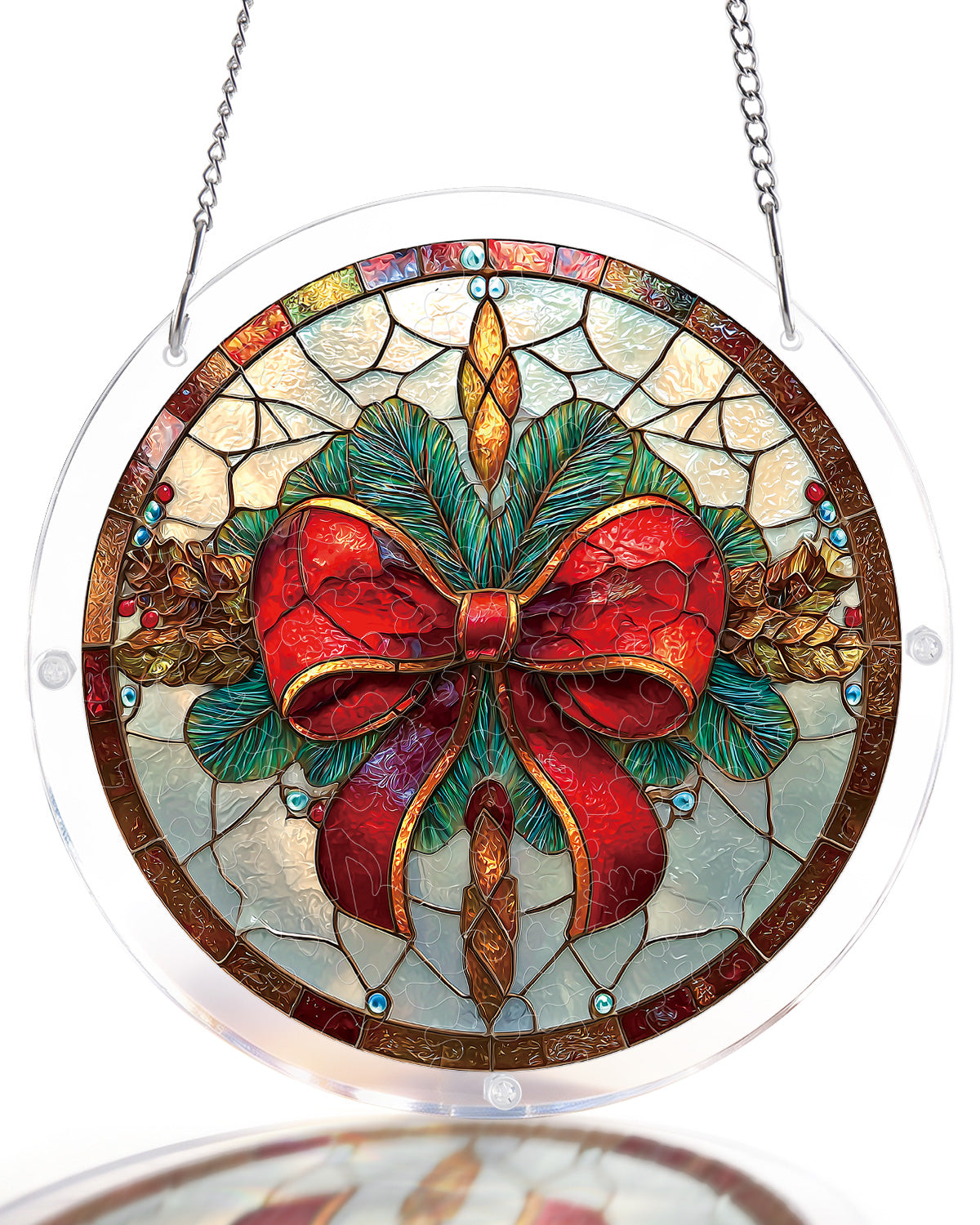 kaayee-christmas-bow-suncatcher-fensterbild-small-18-8-cm image 1