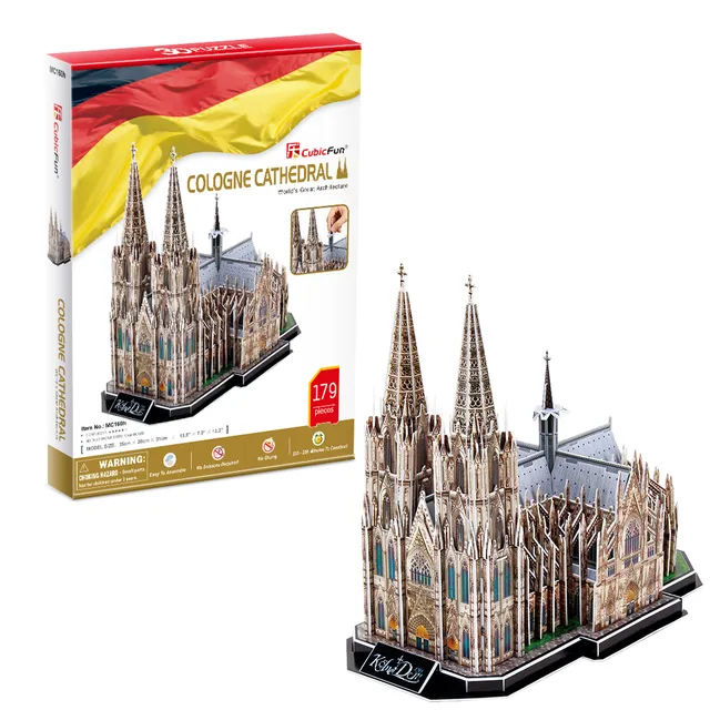 cubicfun-expert-mc160h-cologne-cathedral-3d-puzzle-dom image 1