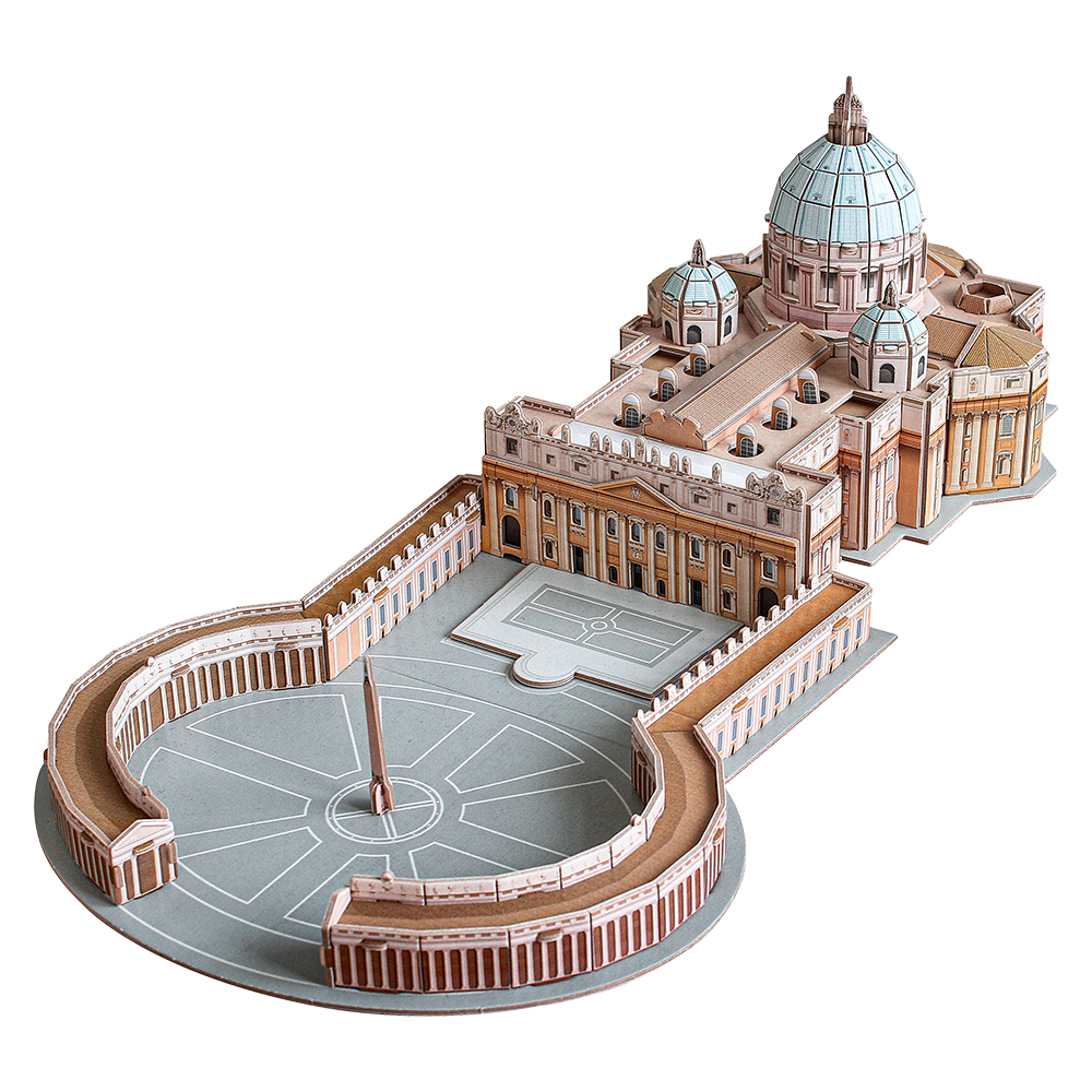 cubicfun-architecture-advanced-c244h-petersdom-3d-puzzle image 2