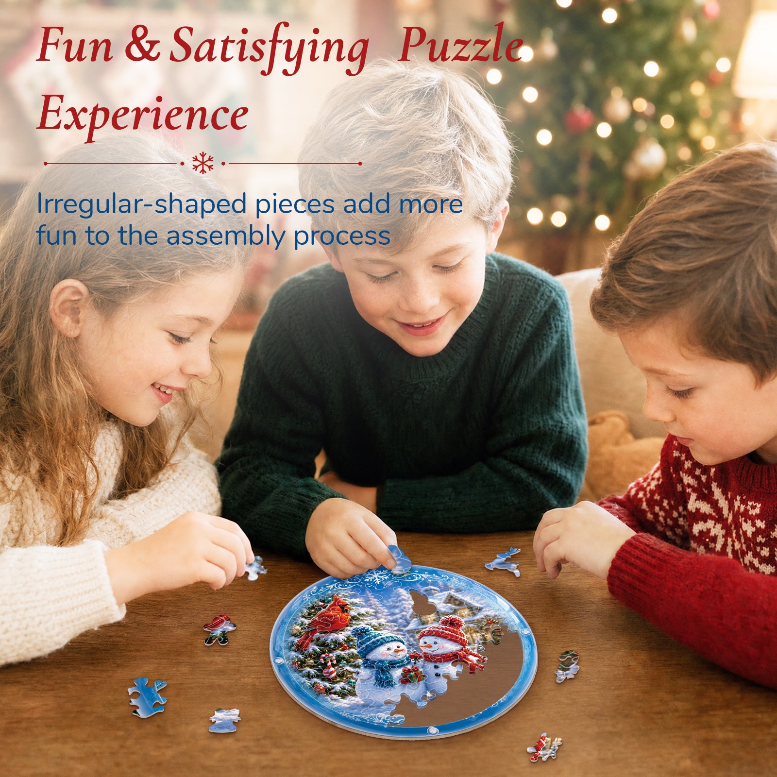 kaayee-suncatcher-puzzle-snowman-friends-acryl-mini image 2