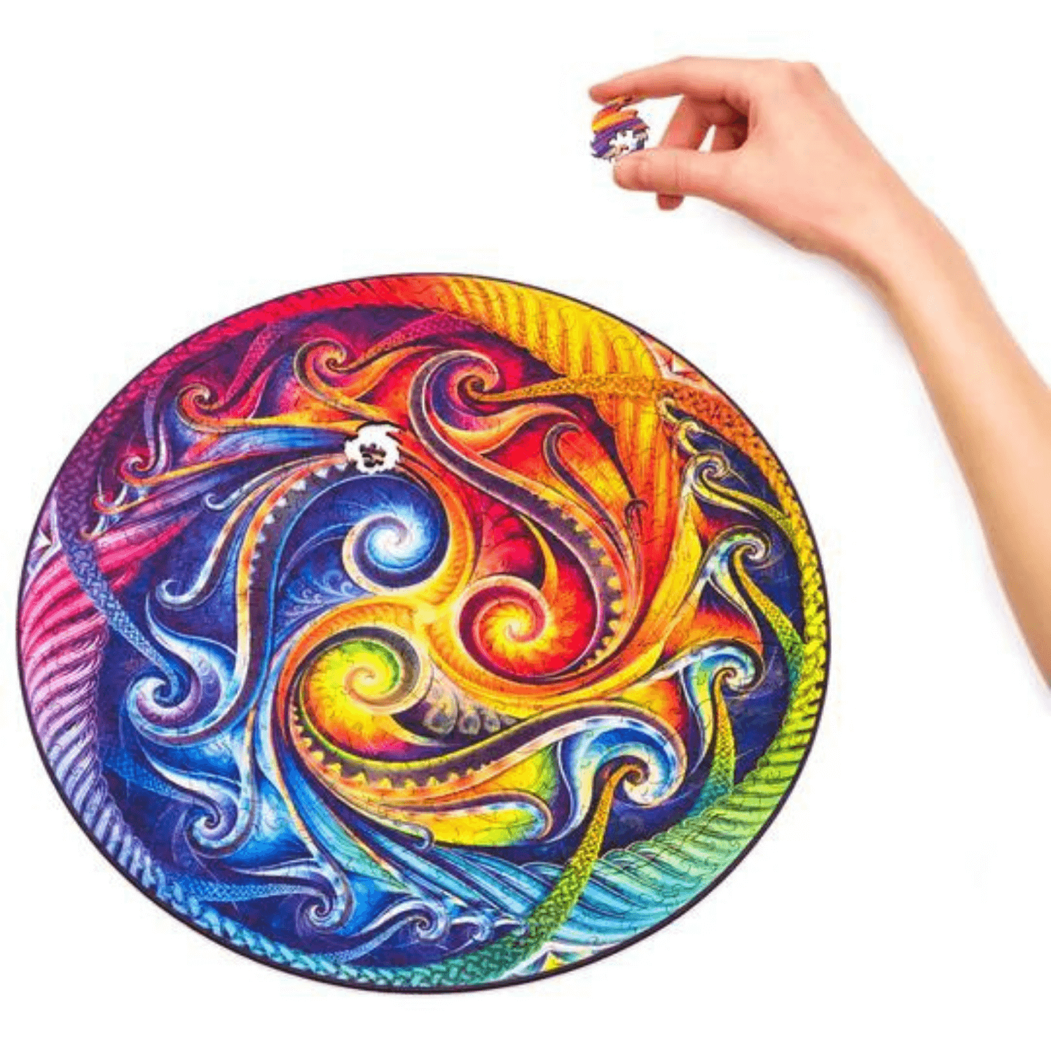 magicholz-holzpuzzle-mandala-spirale-inkarnation-holz-puzzle-rund image 1