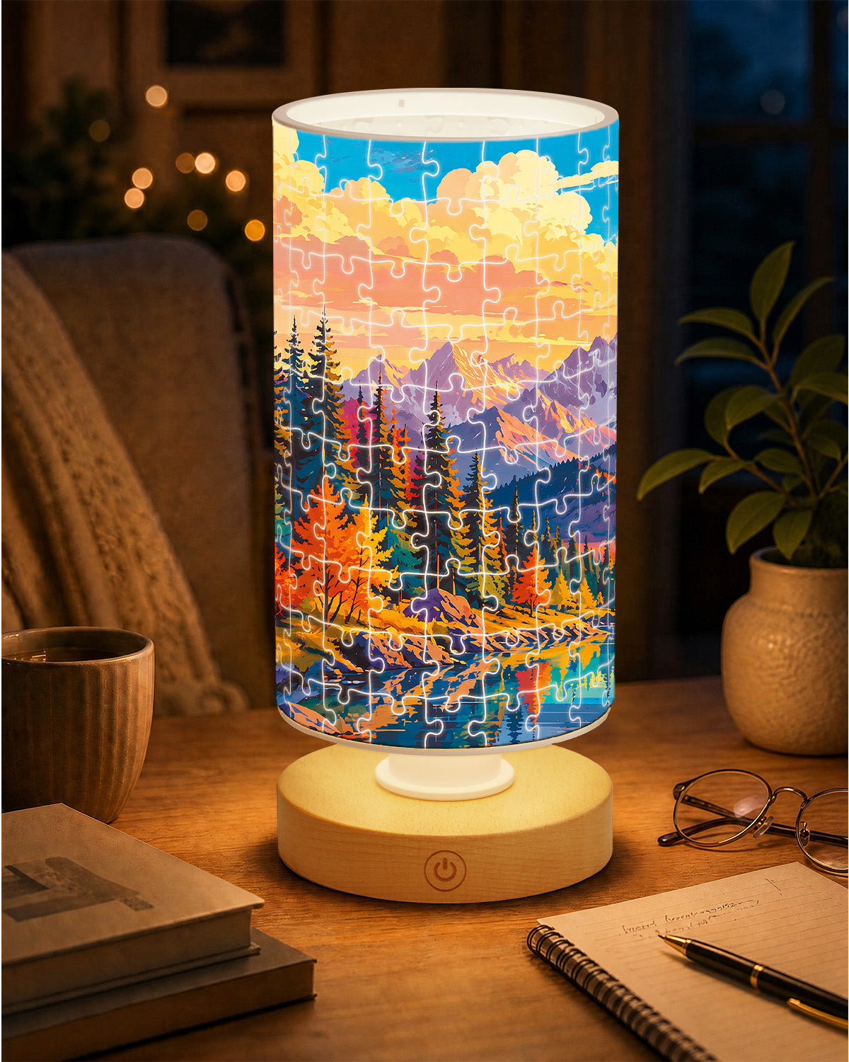 kaayee-night-light-golden-mountain-valley-zylinder-nachtlicht image 3