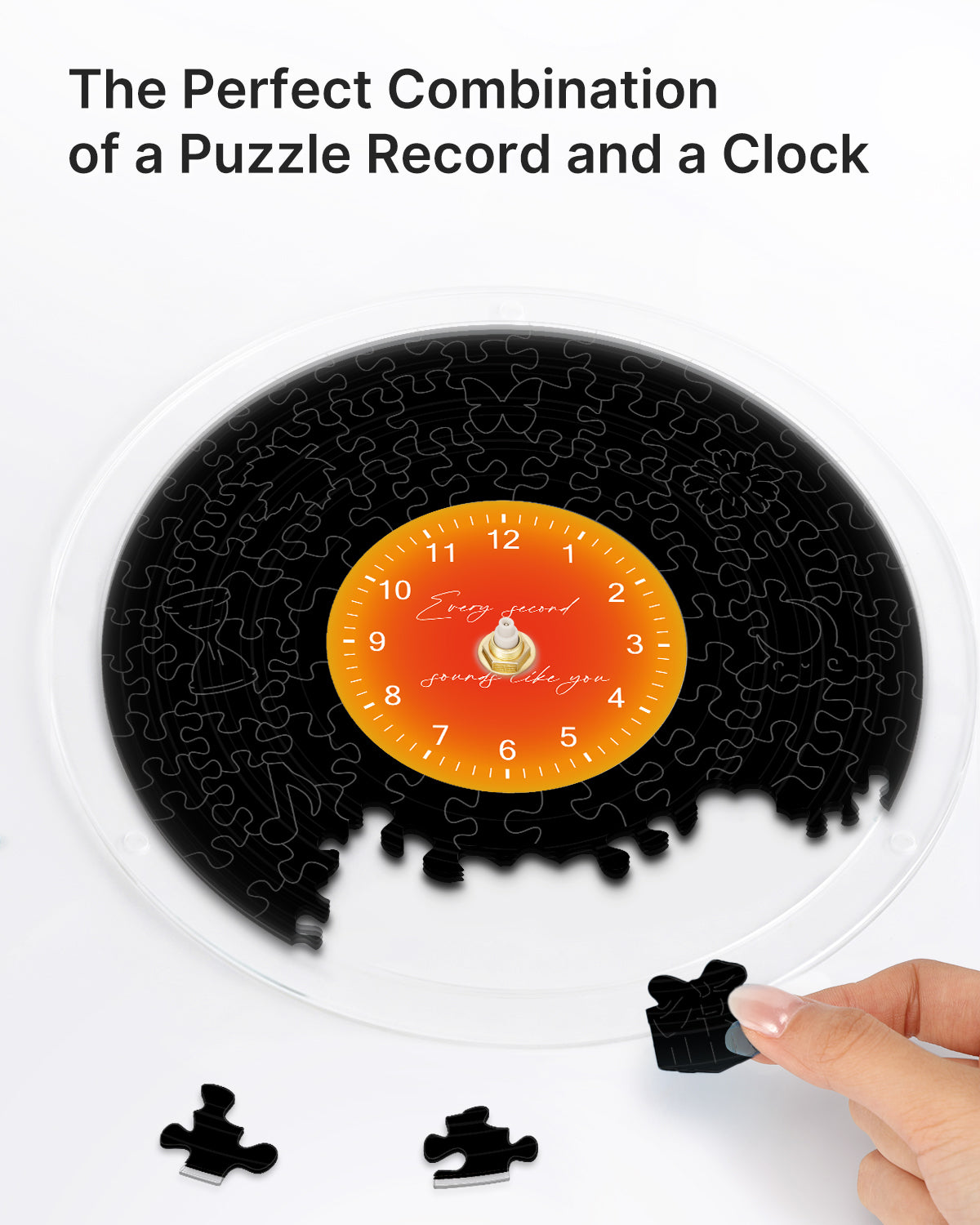 kaayee-clock-kit-puzzleuhr-classic-black-regular-size image 2