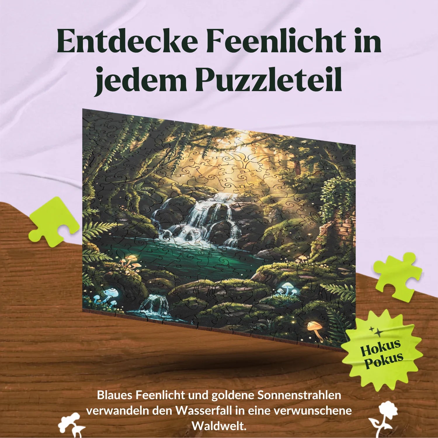 magicholz-mystischer-wasserfall-holzpuzzle-500-teile-landschaft image 4