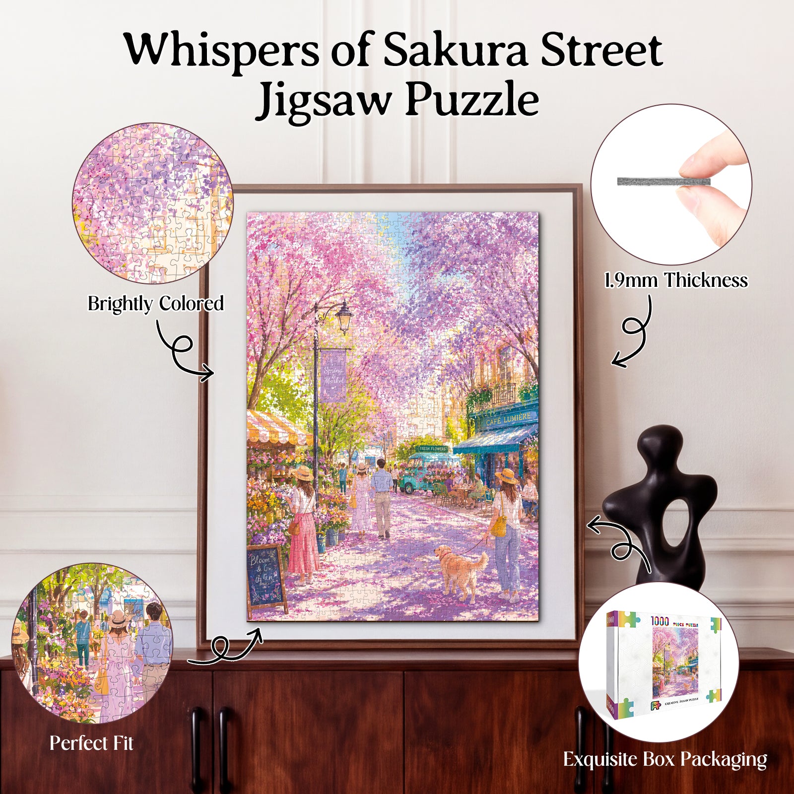 kaayee-whispers-of-sakura-street-puzzle-1000-teile-eco-white-board image 3