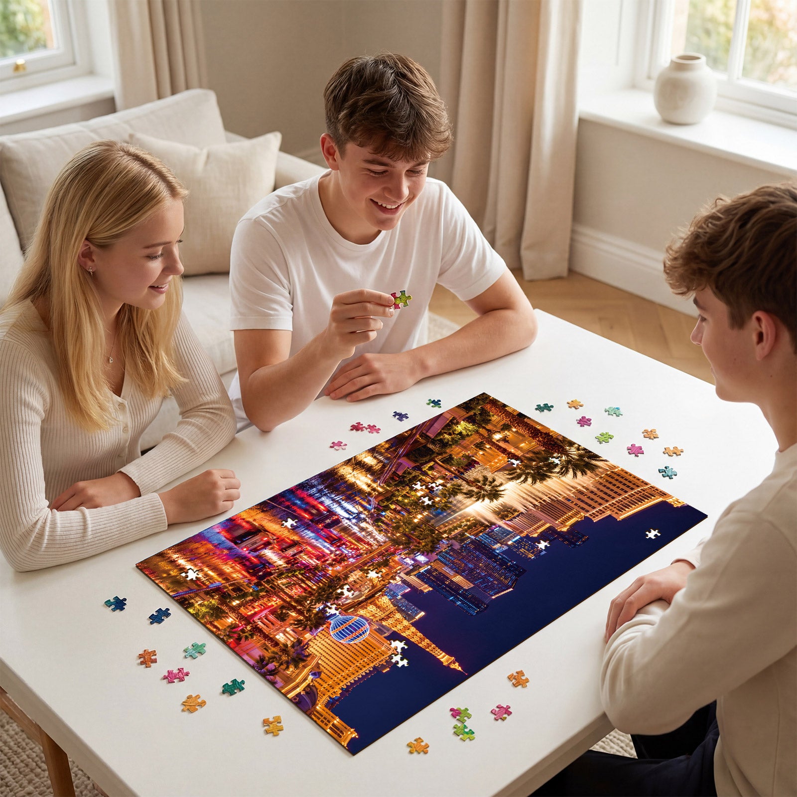 kaayee-cardboard-puzzle-vegas-nights-1000-teile-eco image 4