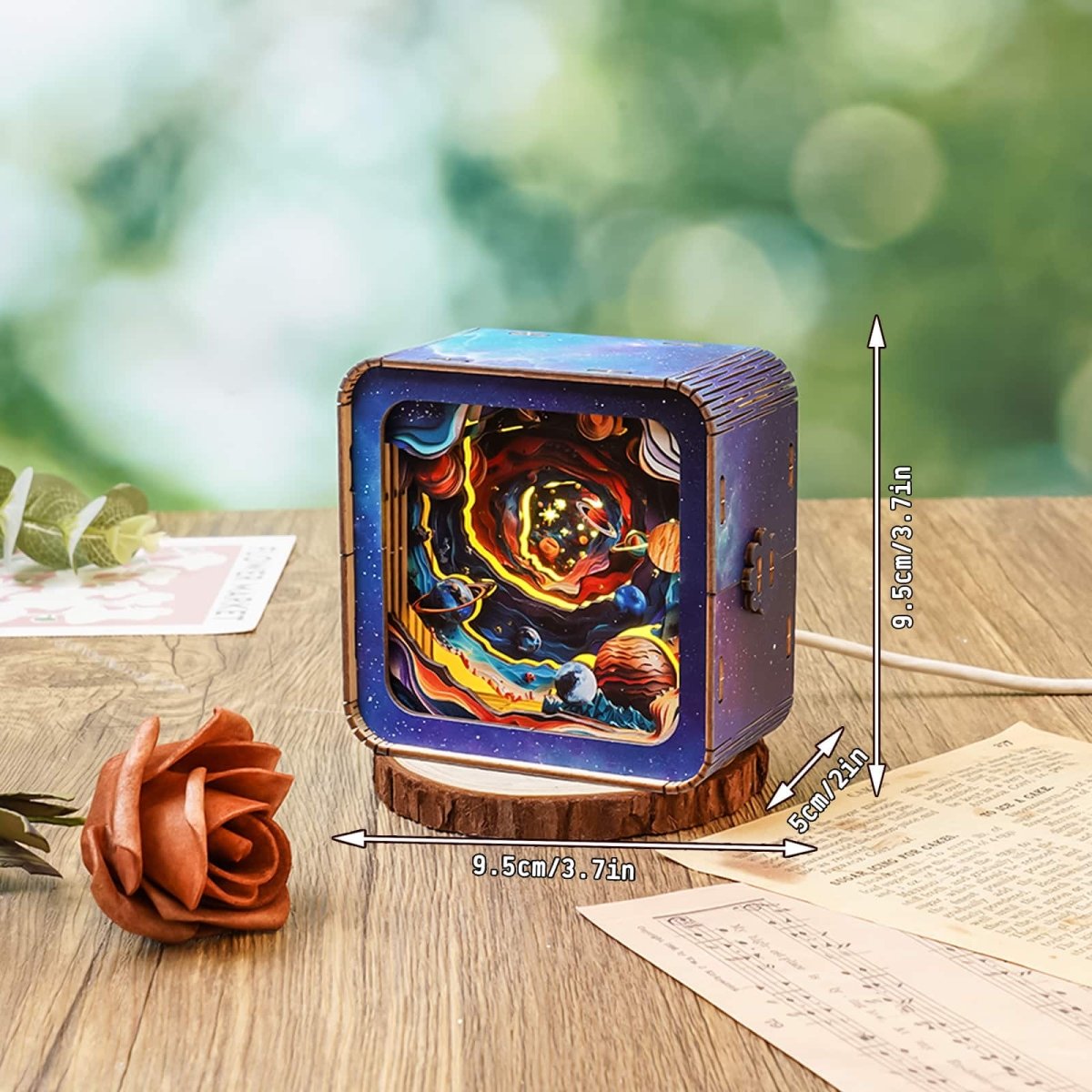 kaayee-night-light-fantasy-space-3d-holzbausatz-led-dimmbar image 3