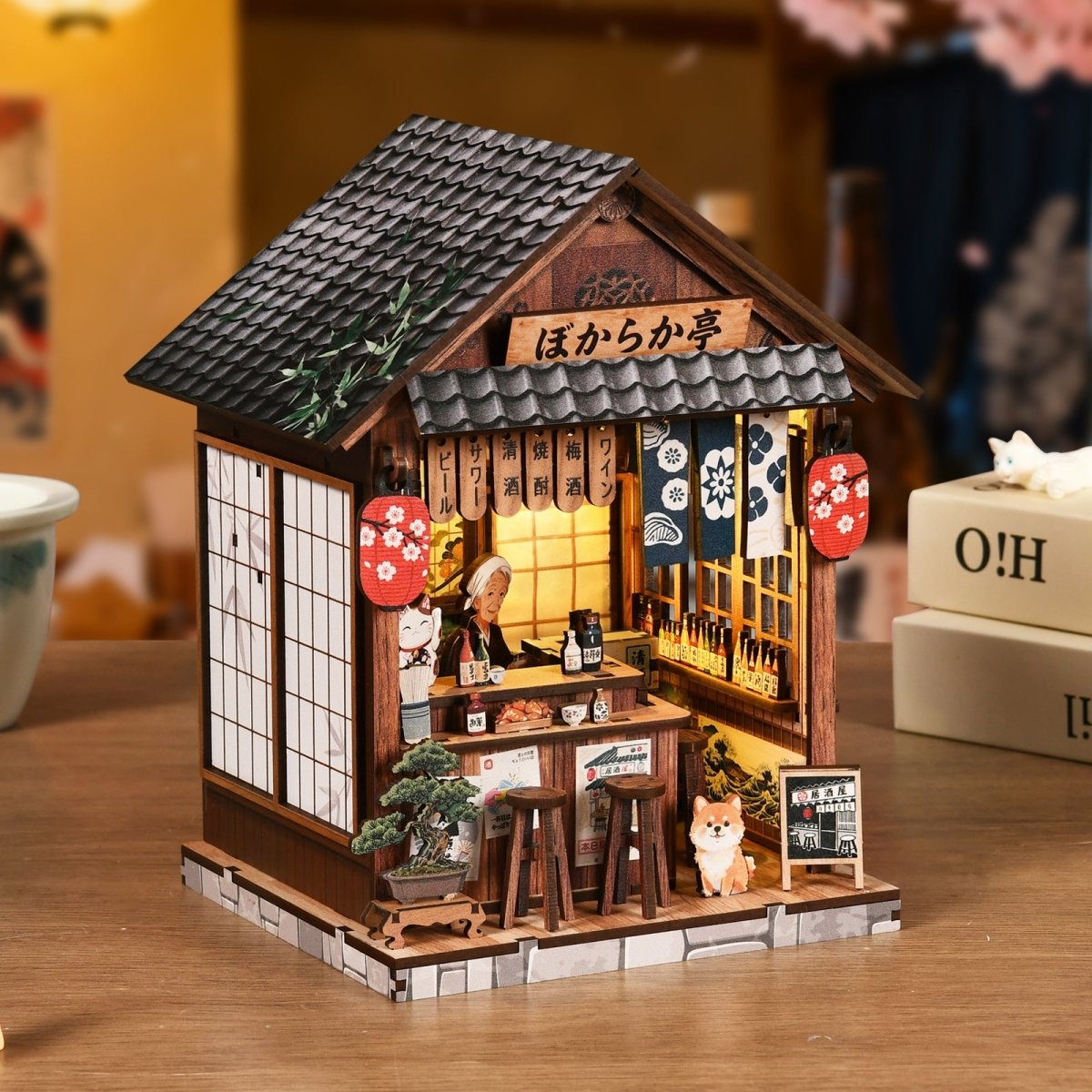 kaayee-miniature-house-mellow-pub-miniaturhaus-japanische-kneipe image 3