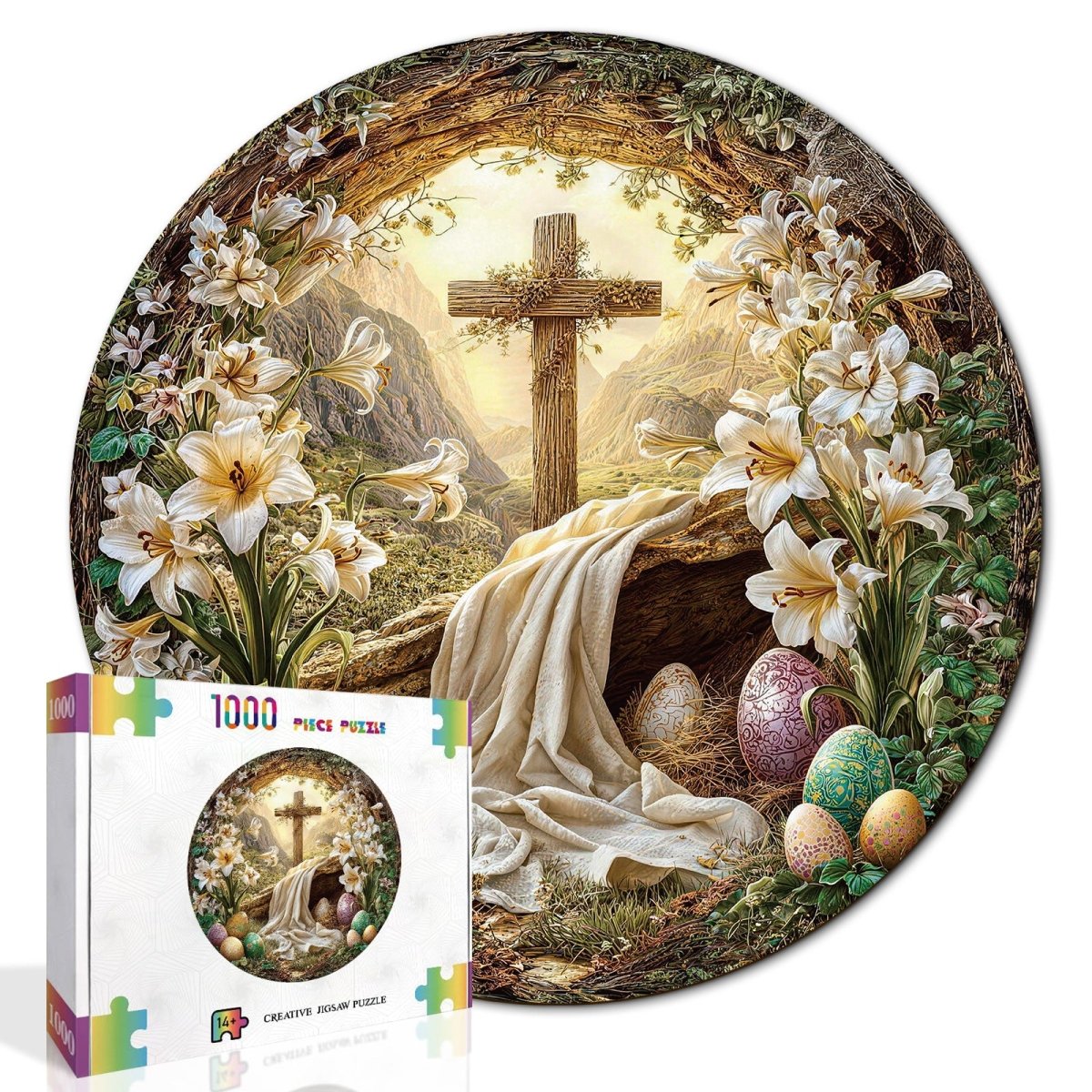 kaayee-cardboard-puzzle-1000-teile-lily-of-light-blumen image 2