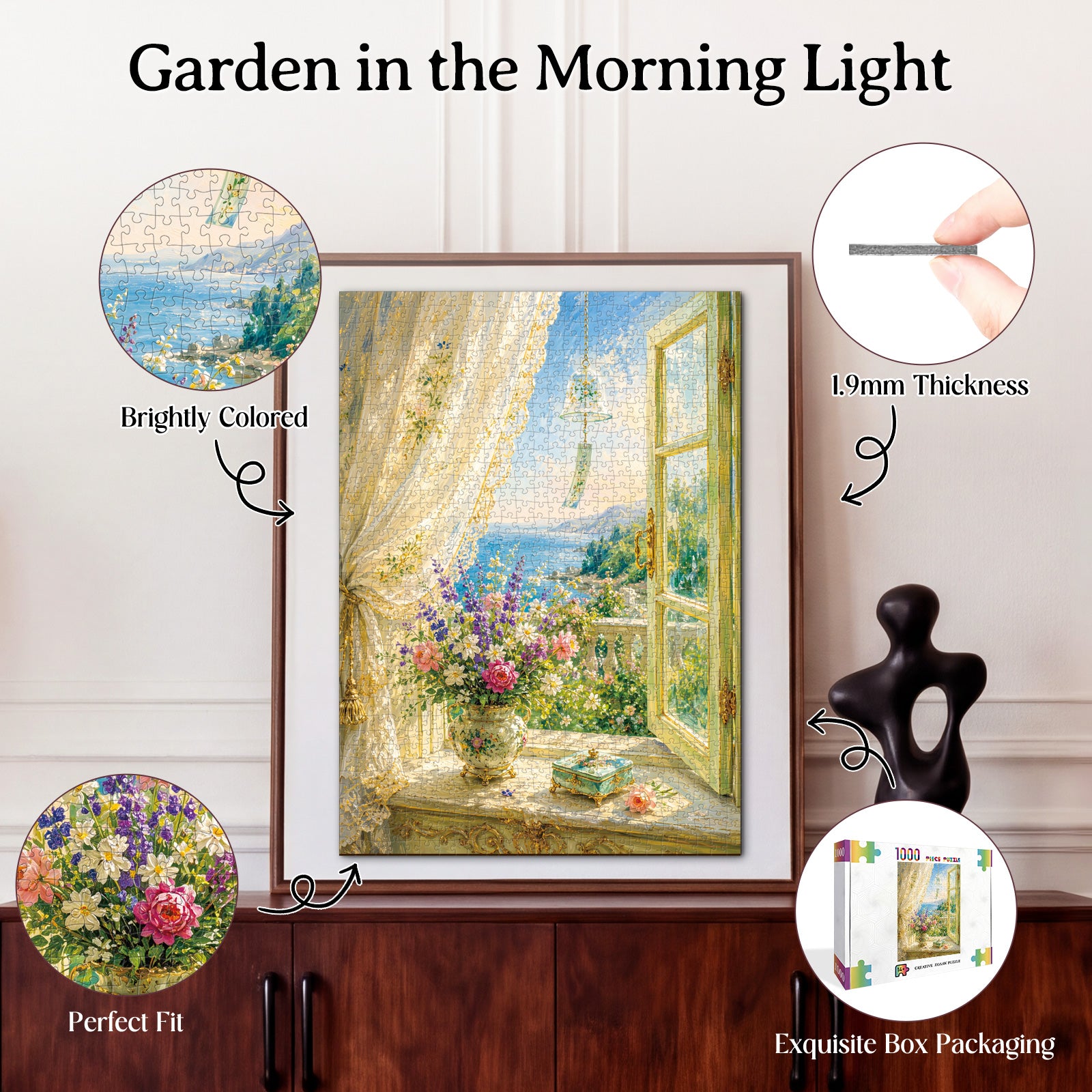 kaayee-cardboard-puzzle-garden-morning-light-1000-teile image 3