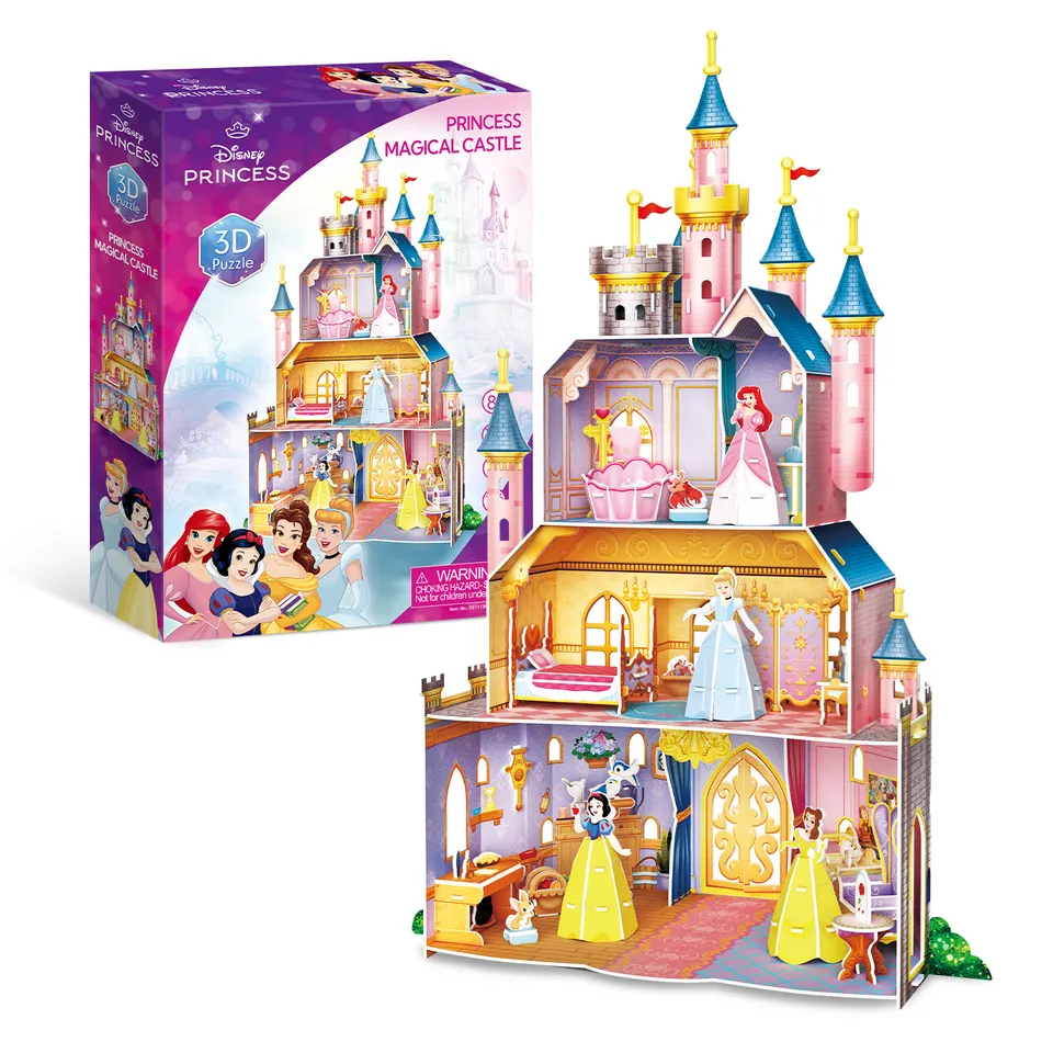 cubicfun-disney-ds1113-princess-magical-castle-3d-puzzle-schloss image 1