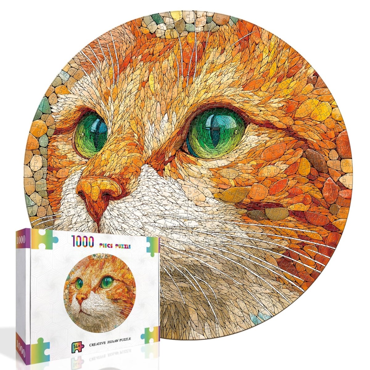 kaayee-cardboard-puzzle-1000-teile-pebble-cat-katzenpuzzle image 2