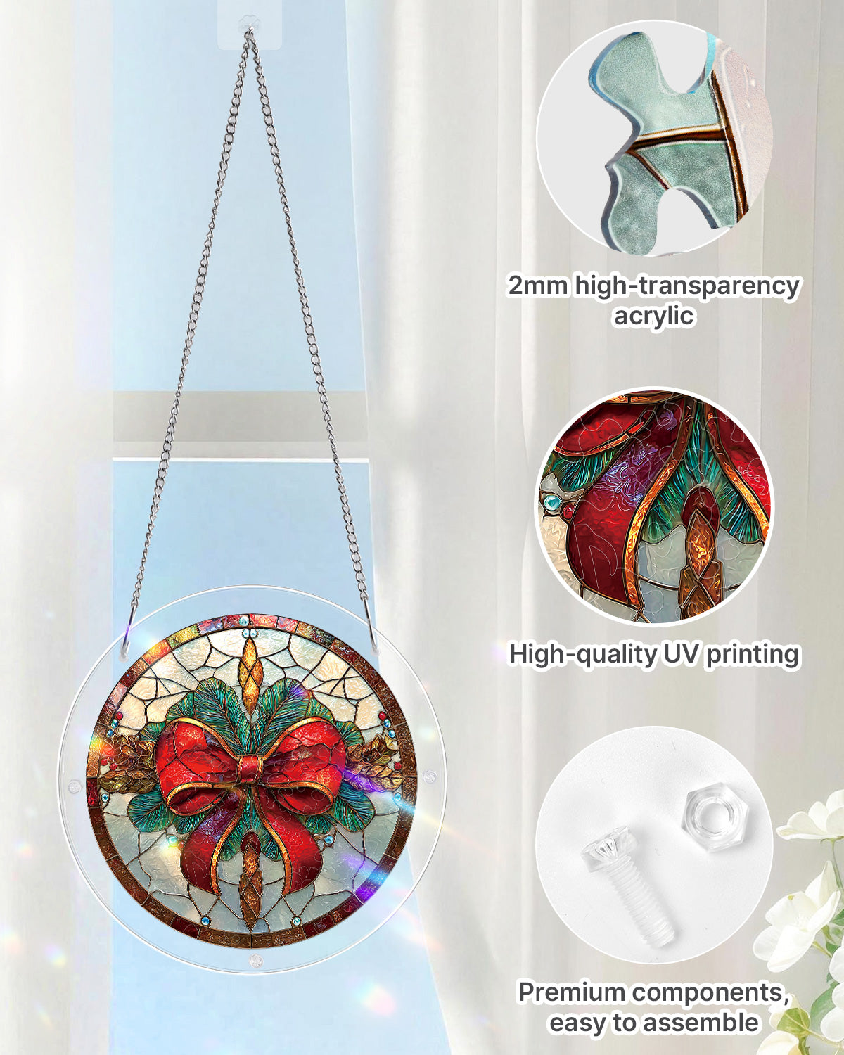 kaayee-christmas-bow-suncatcher-fensterbild-small-18-8-cm image 4