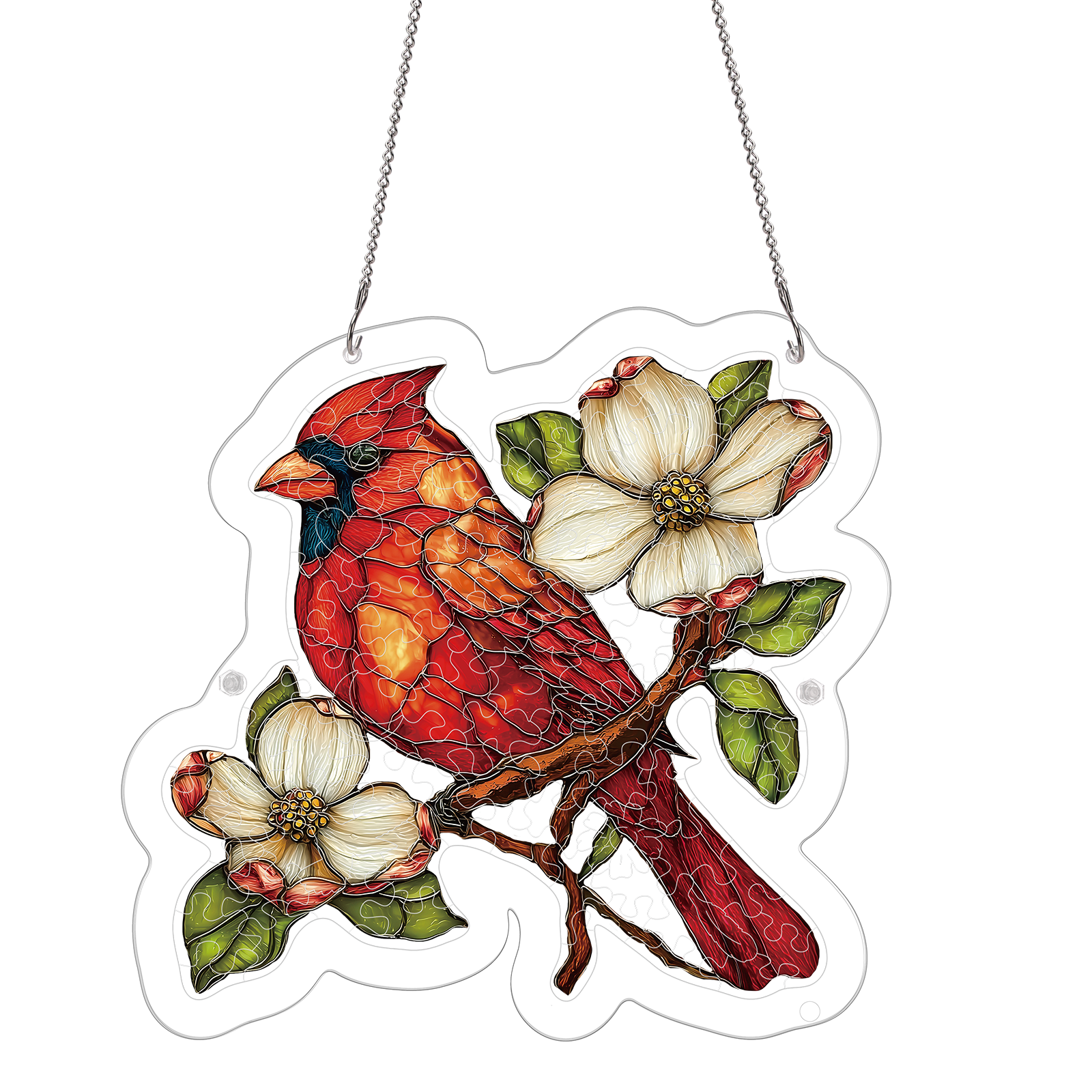 kaayee-suncatcher-puzzle-magnolia-cardinal-fensterbild-medium image 6