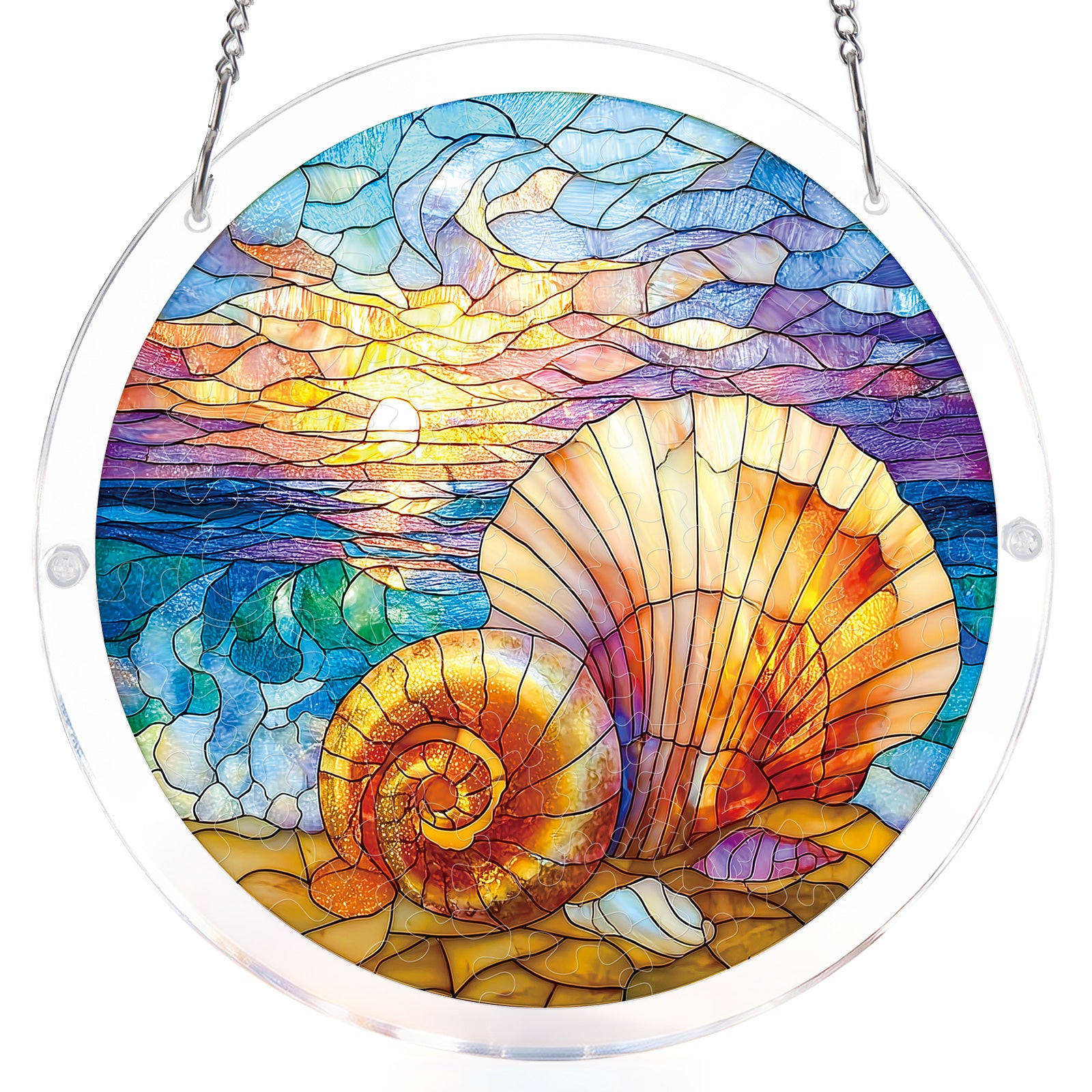 kaayee-suncatcher-puzzle-ocean-echo-shell-light-fensterbild-small image 7