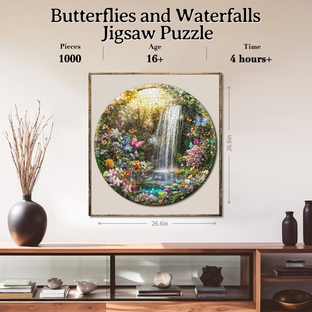 kaayee-cardboard-puzzle-butterflies-waterfalls-1000-teile-eco image 6