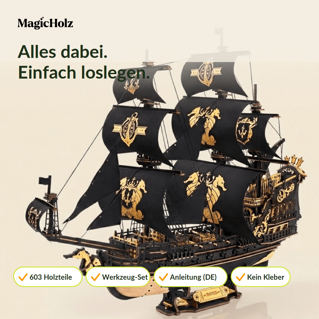 magicholz-mechanischer-bausatz-seahorse-barque-piratenschiff-holz image 3