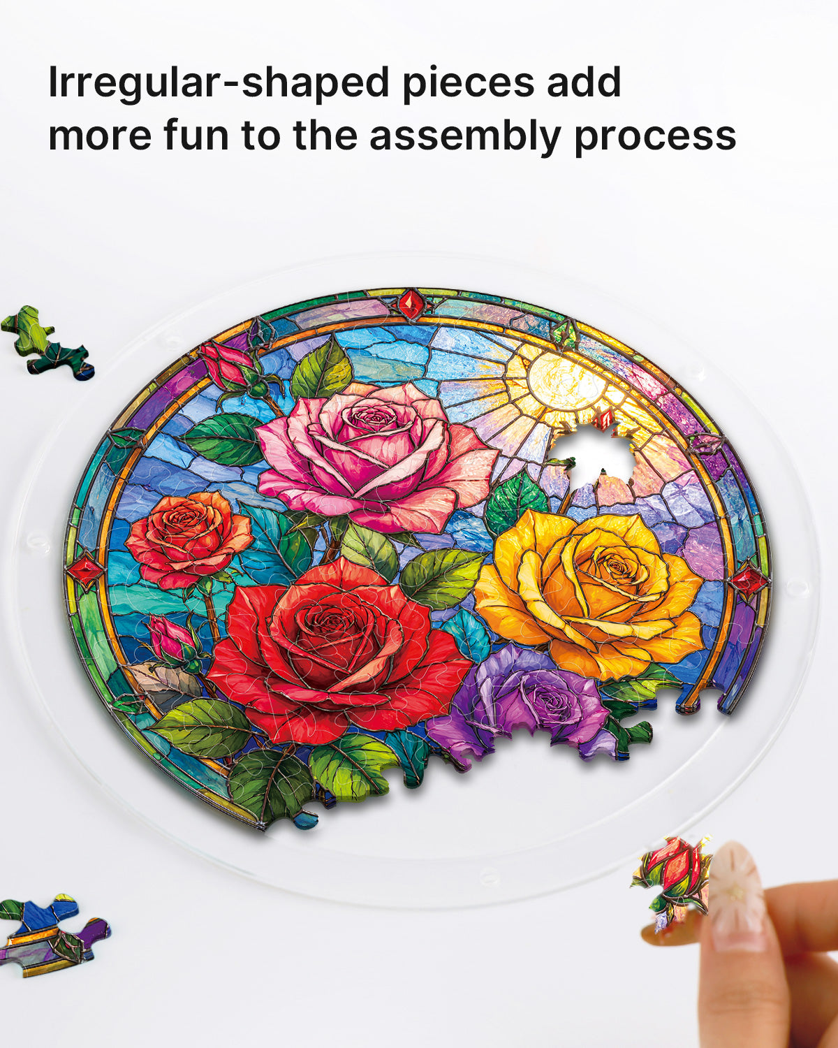 kaayee-suncatcher-rose-garden-fensterbild-rosen-acryl-m image 2
