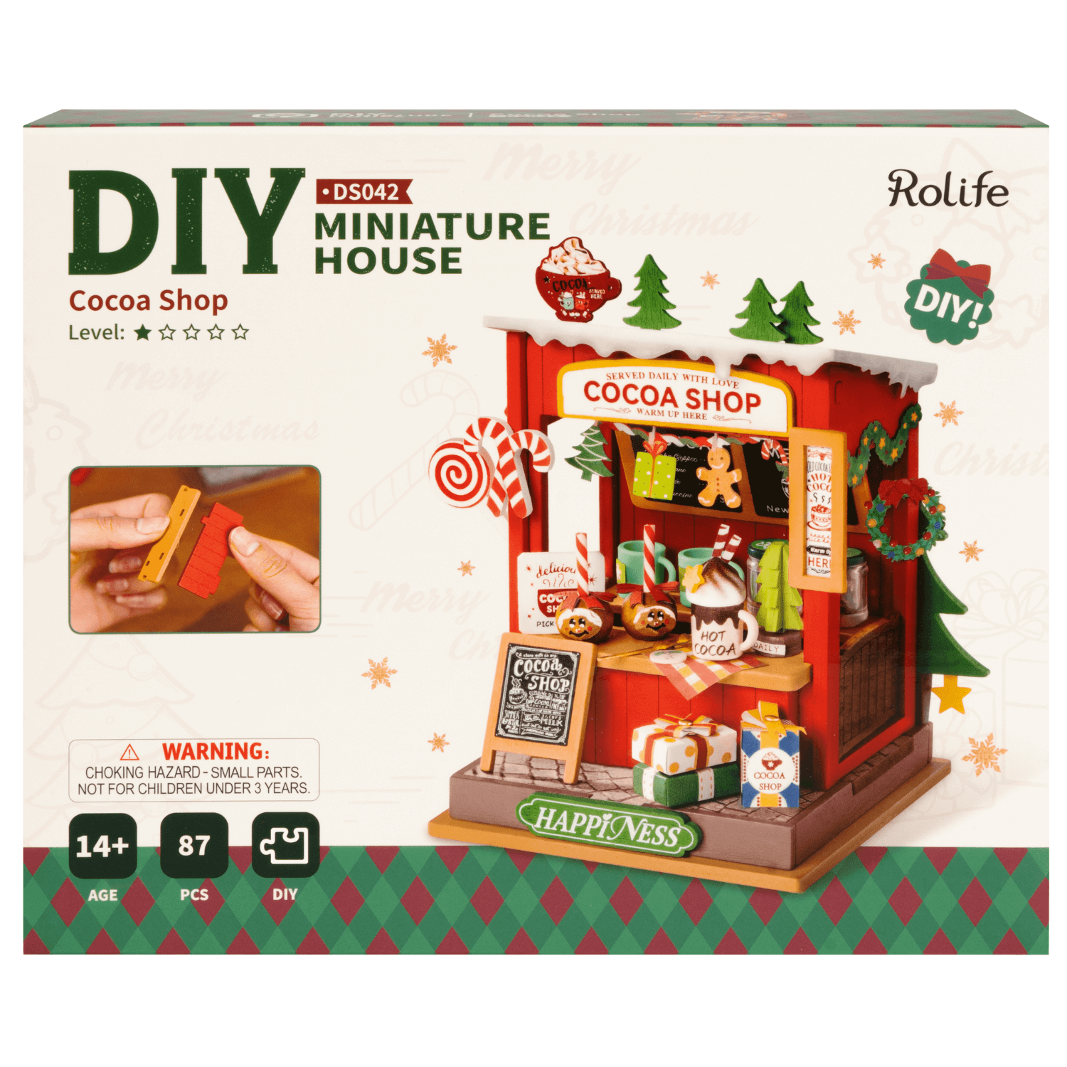magicholz-weihnachtliche-kakao-shop-miniaturhaus-87-teile image 4