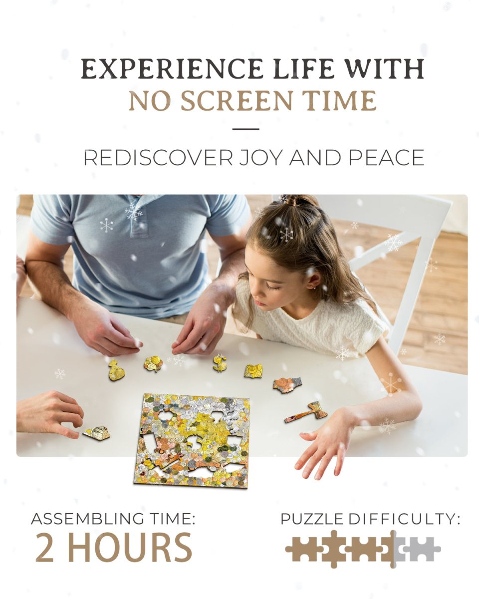 kaayee-wooden-puzzle-coin-art-holzpuzzle-klein-m-nzmotiv image 7