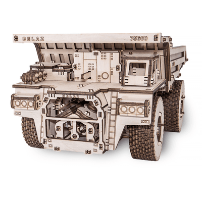 magicholz-mechanischer-bausatz-belaz-75600-lkw-muldenkipper-holz image 4