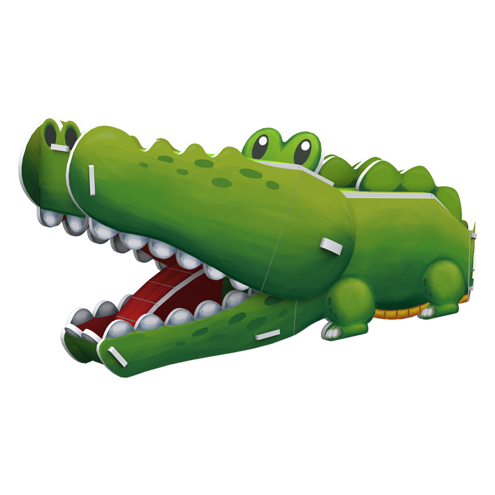 cubic-fun-wild-life-k1502h-crocodile-3d-puzzle-krokodil image 2
