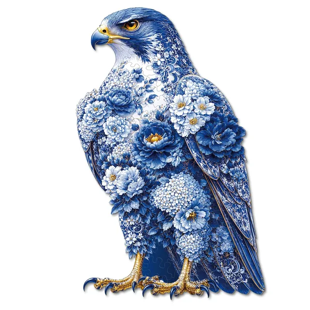 kaayee-blue-blossom-eagle-holzpuzzle-medium-adler image 1