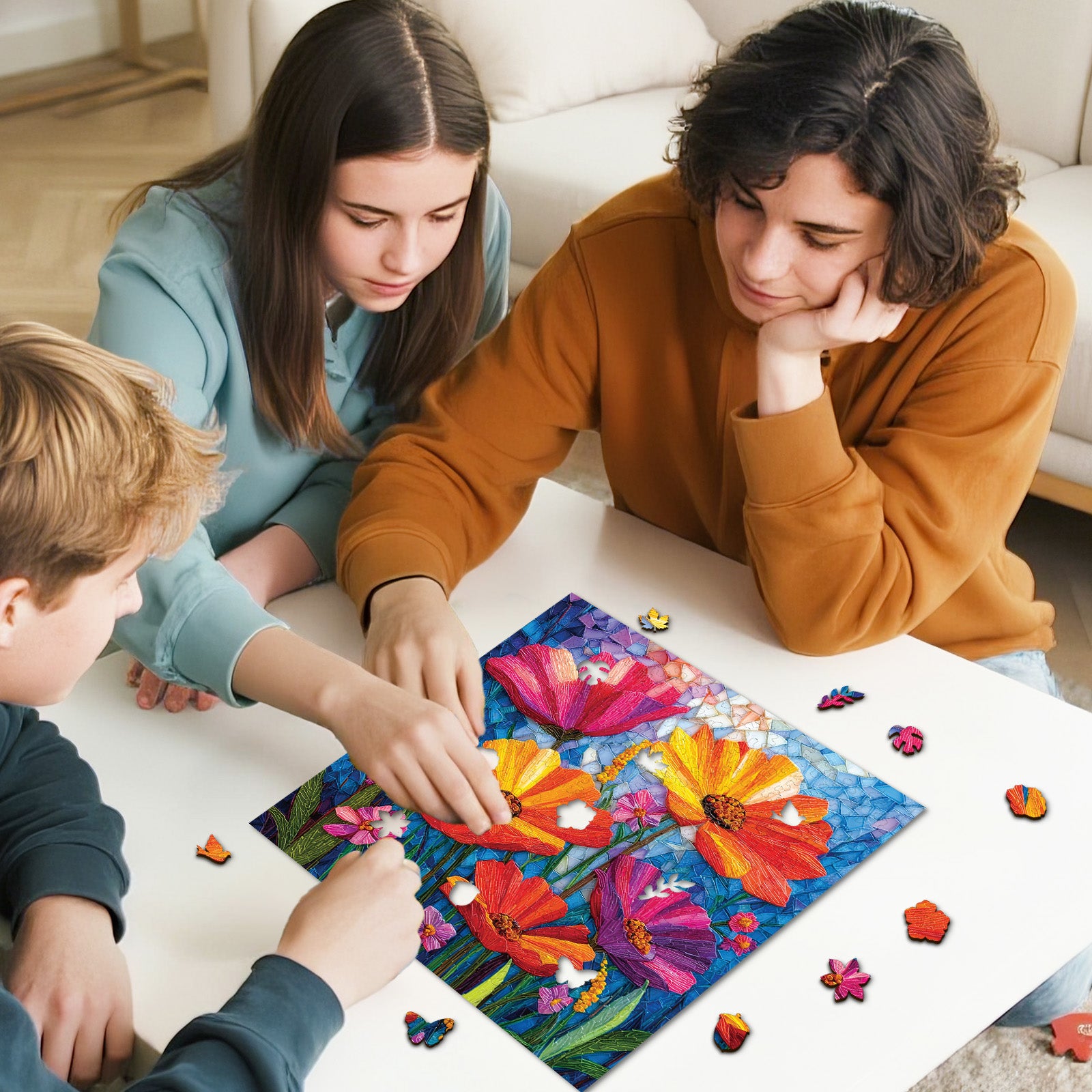 kaayee-wooden-puzzle-sunlit-blooms-holzpuzzle-medium image 7