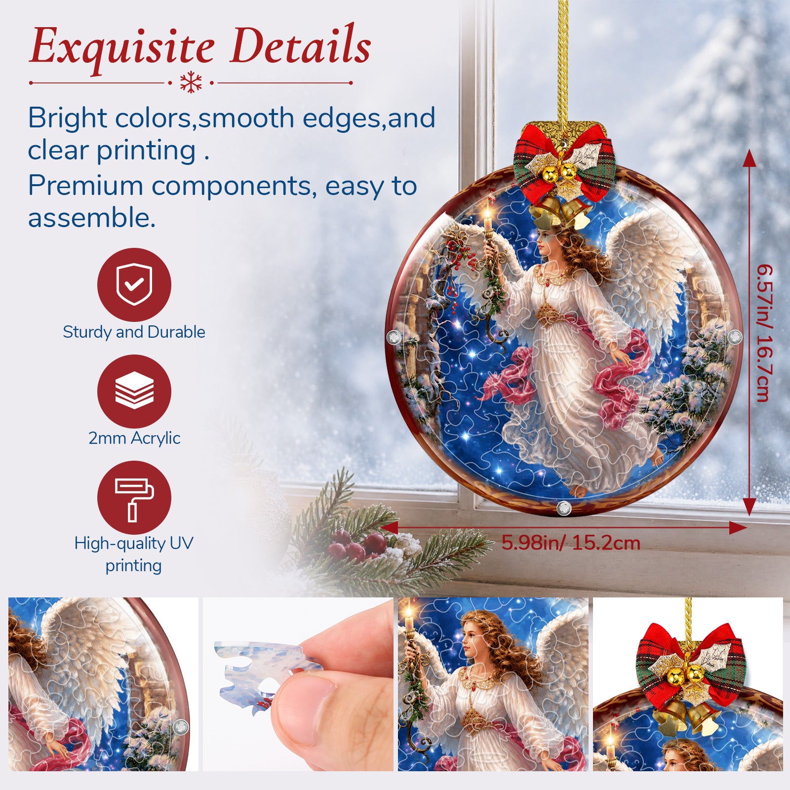 kaayee-suncatcher-puzzle-starlight-angel-mini-15-cm image 5