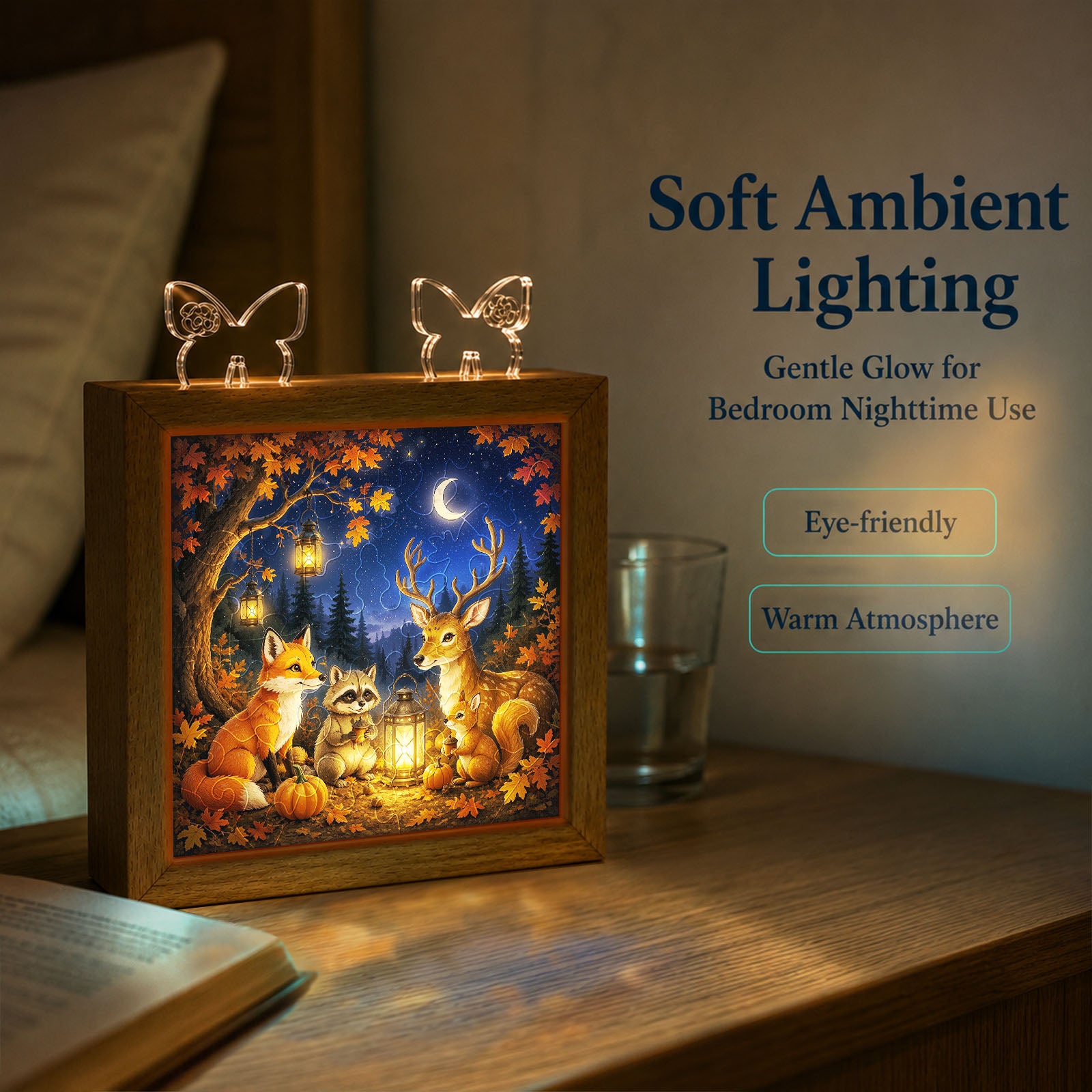 kaayee-night-light-woodland-harvest-acrylpuzzle-leuchte-holzrahmen image 5