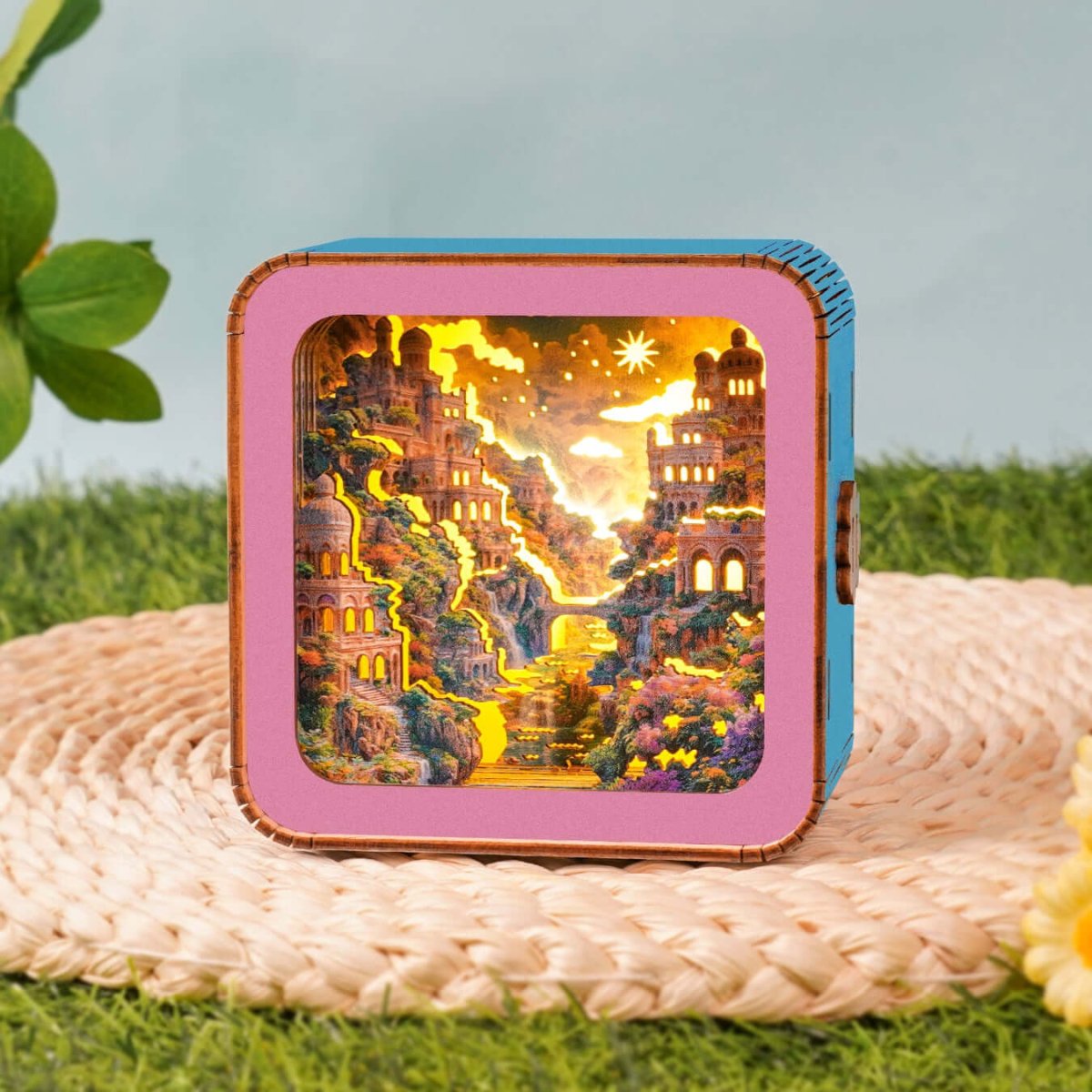 kaayee-night-light-holz-nachtlicht-traumschloss-3d-puzzle image 3