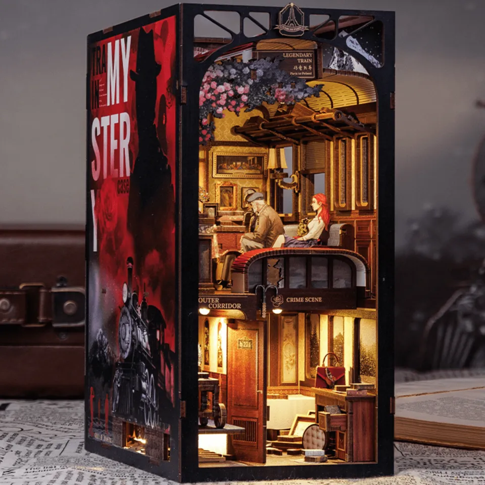 magicholz-train-mystery-book-nook-led-krimi-zug-bastelset image 1