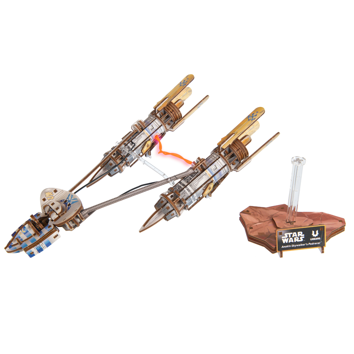 magicholz-mechanischer-bausatz-star-wars-podracer-led-modell image 8