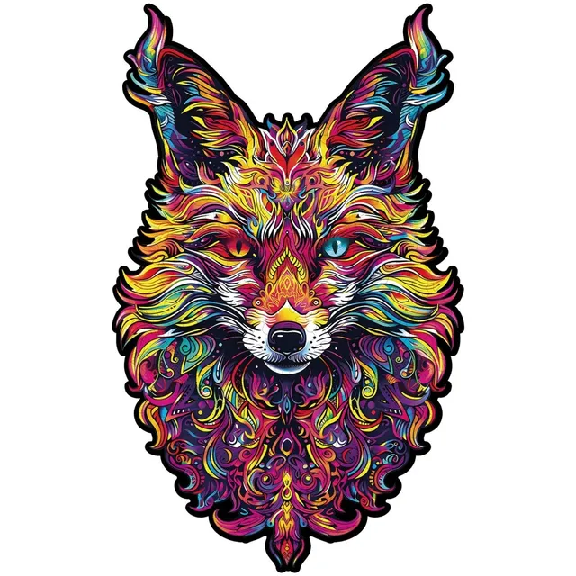 kaayee-wooden-puzzle-gorgeous-fox-holzpuzzle-medium image 1