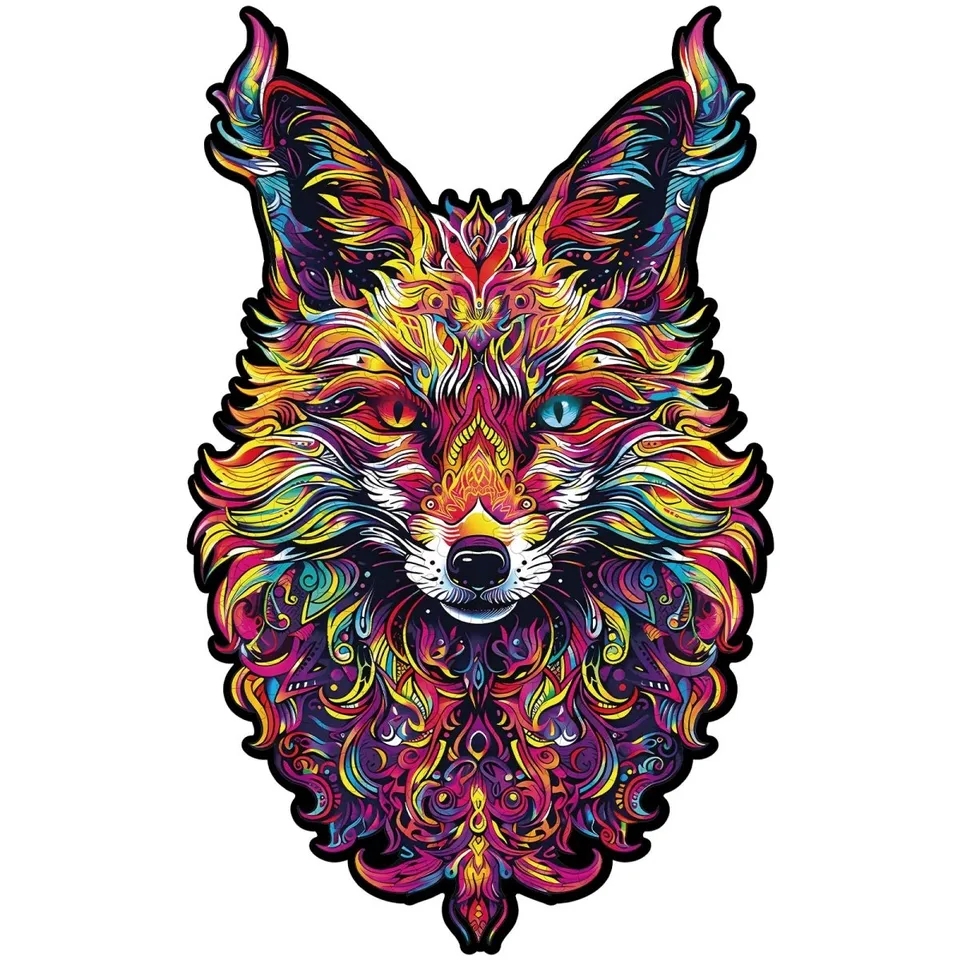 kaayee-wooden-puzzle-gorgeous-fox-holzpuzzle-medium image 1