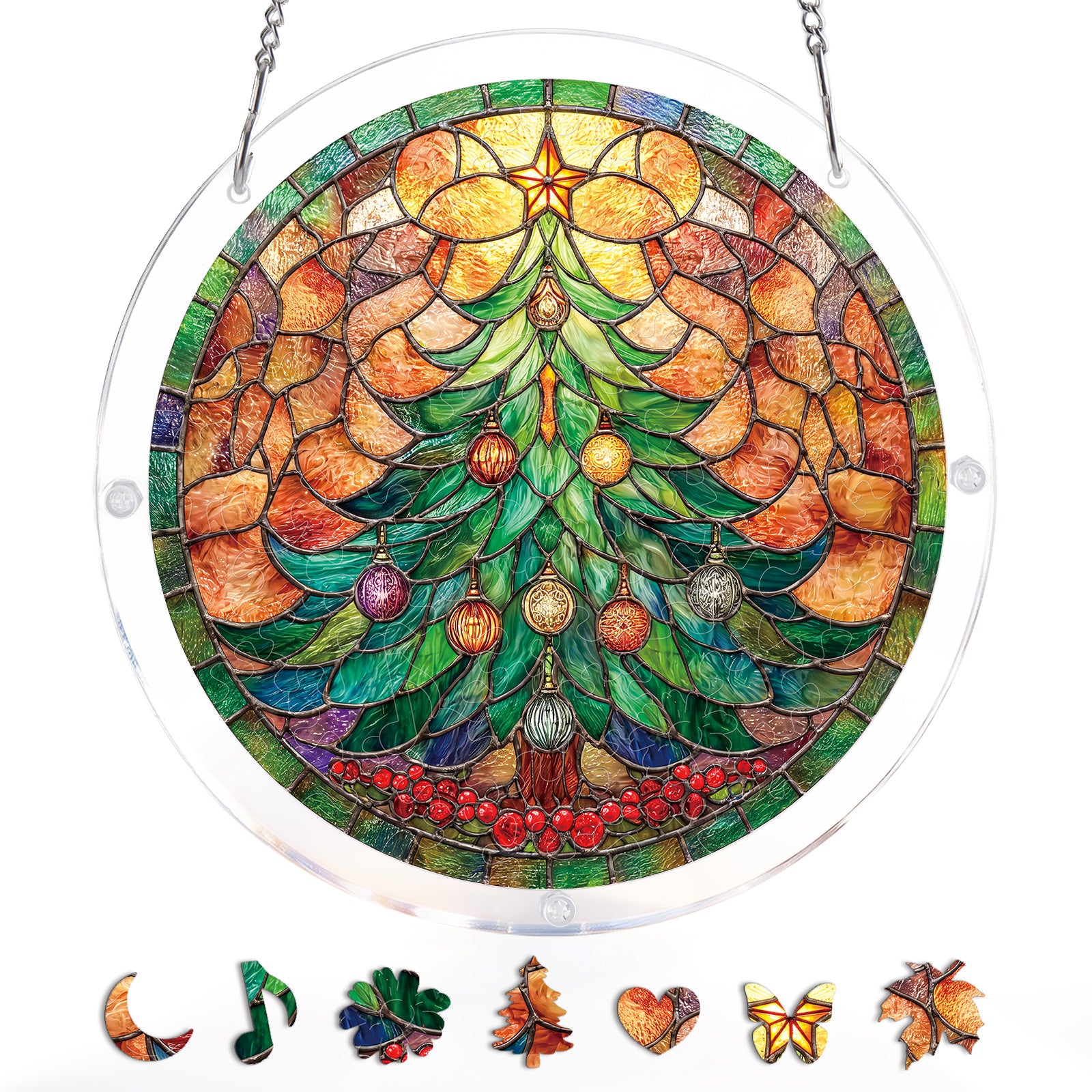 kaayee-christmas-glow-tree-suncatcher-medium-fensterbild image 3