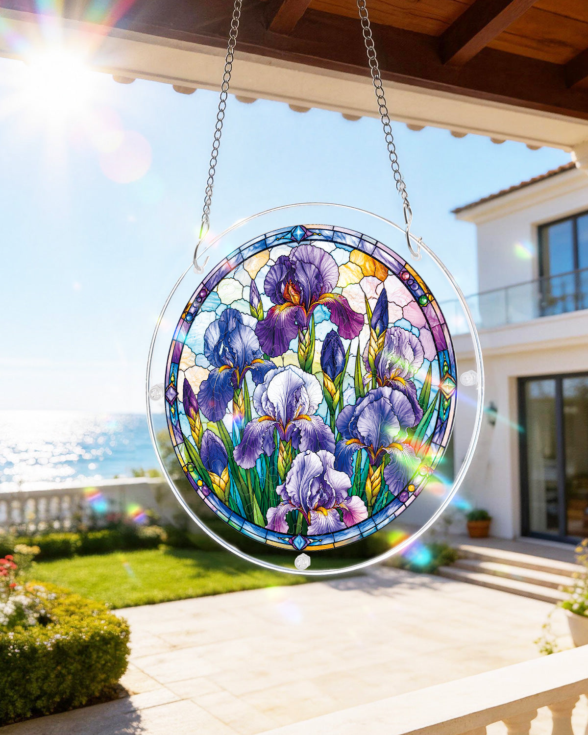 kaayee-suncatcher-iris-morning-light-fensterbild-klein-18-8cm image 8