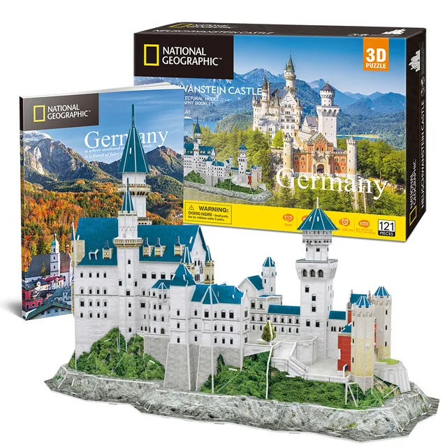 cubicfun-city-traveller-ds0990h-neuschwanstein-3d-puzzle image 1
