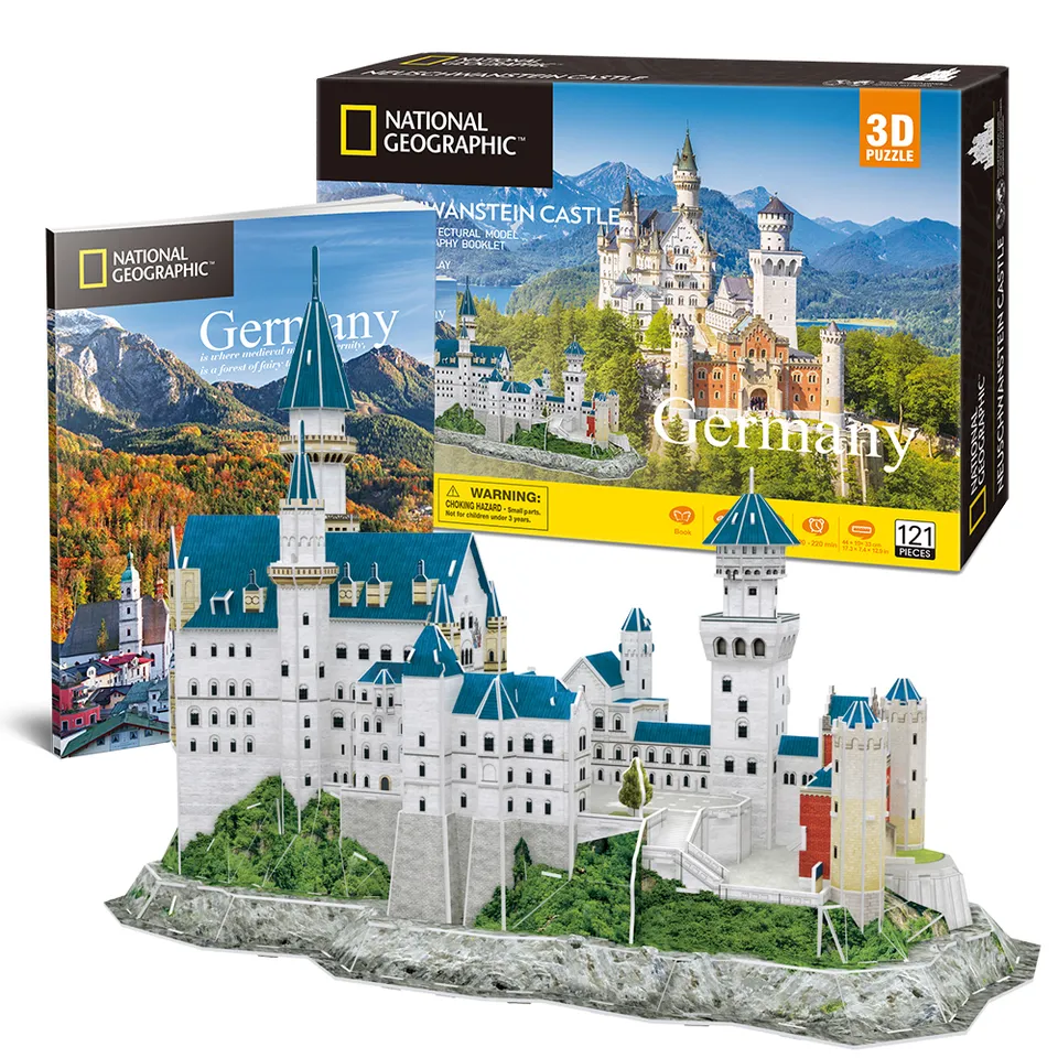 cubicfun-city-traveller-ds0990h-neuschwanstein-3d-puzzle image 1
