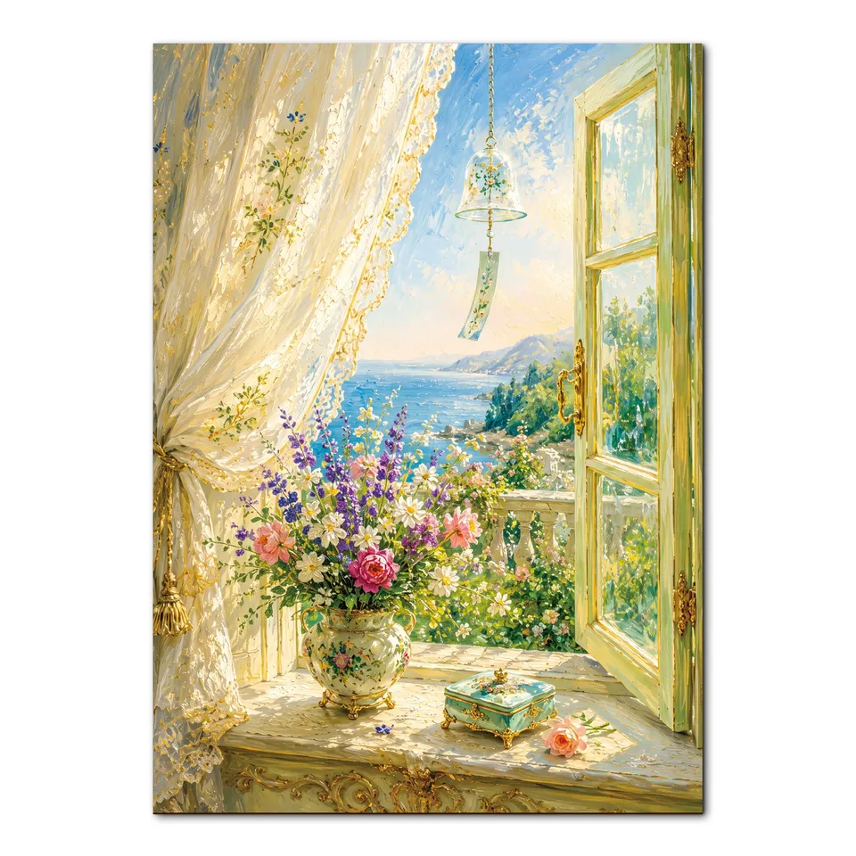 kaayee-cardboard-puzzle-garden-morning-light-1000-teile image 1