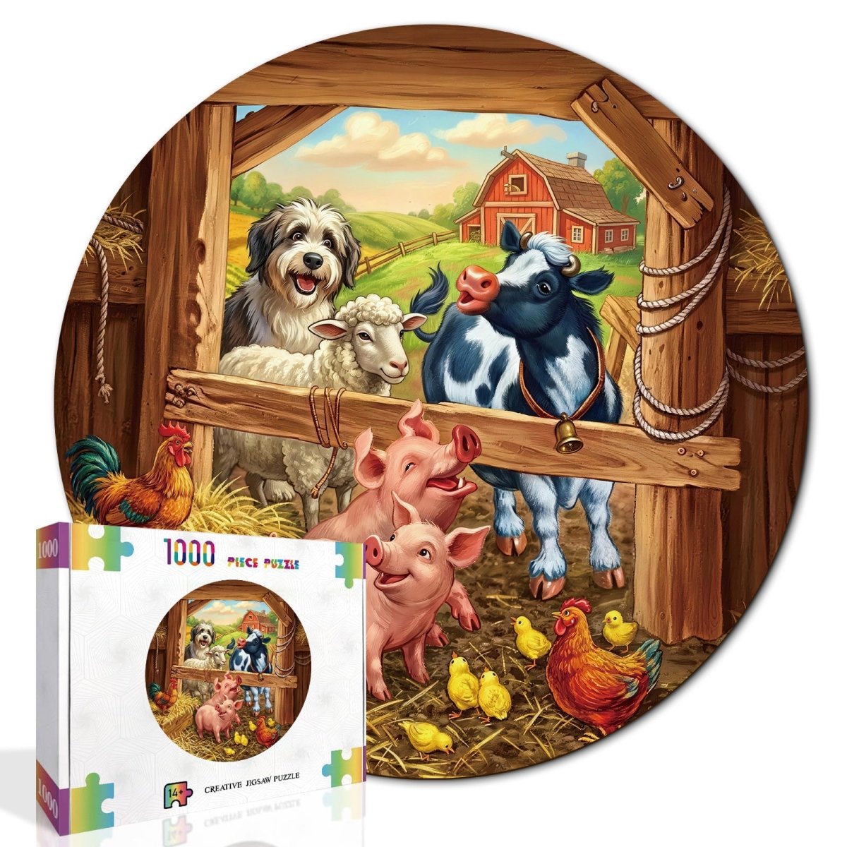 kaayee-cute-critter-farm-puzzle-1000-teile-standard image 2