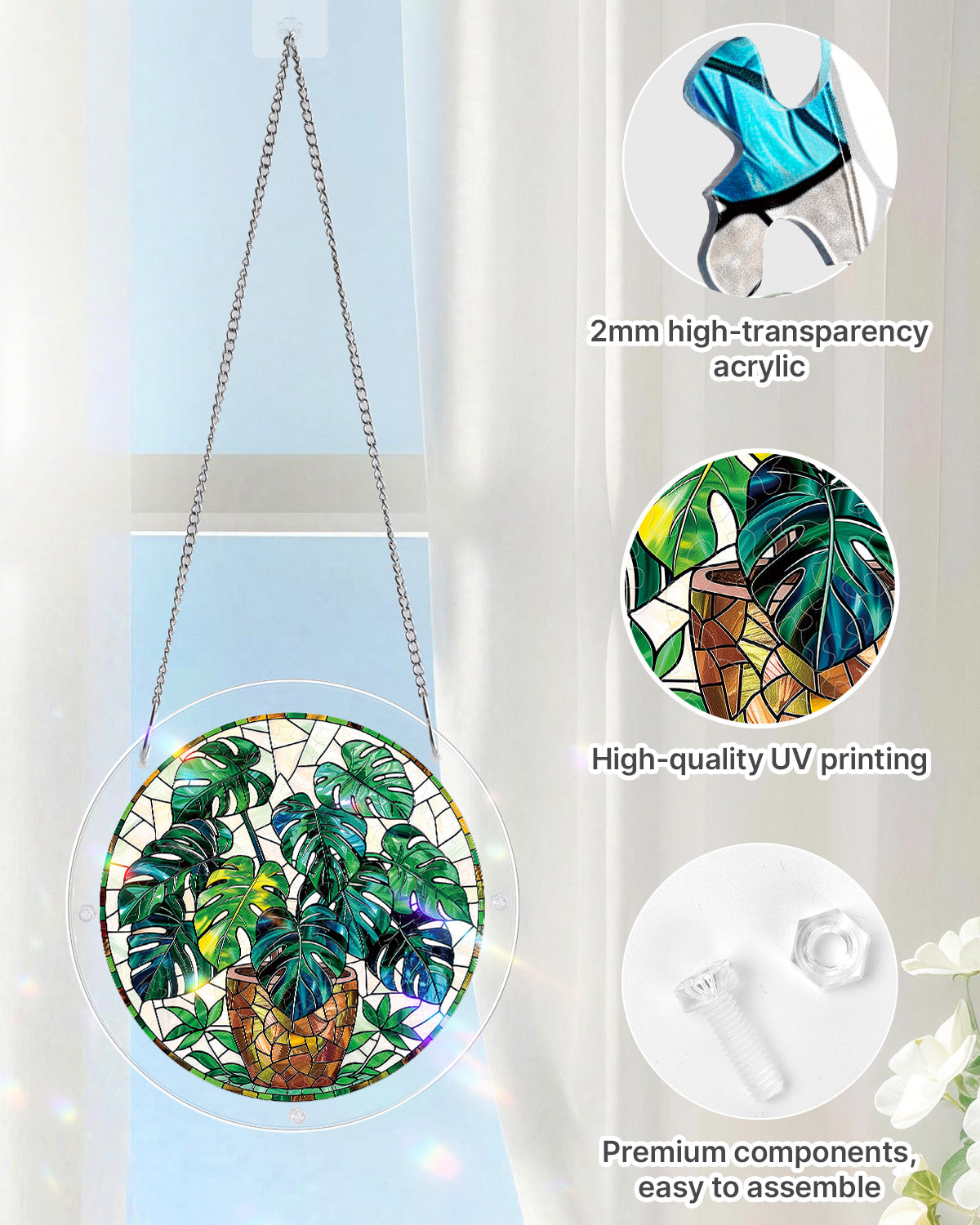 kaayee-suncatcher-puzzle-monstera-fensterbild-medium-acryl image 4
