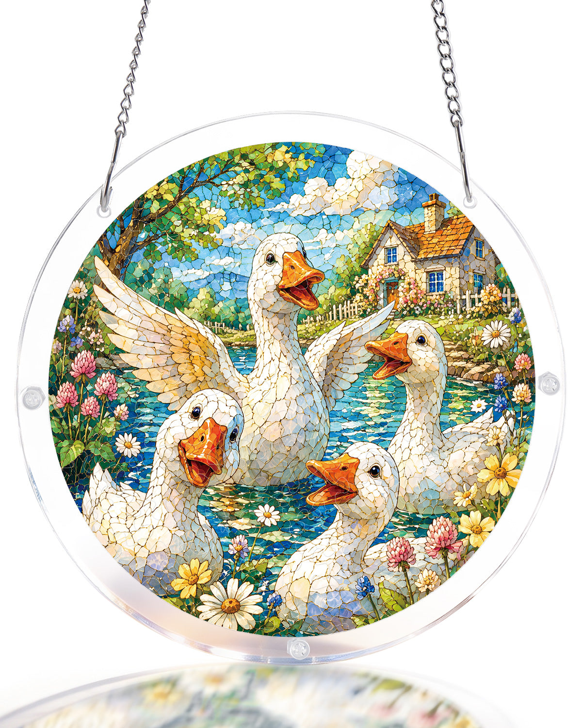 kaayee-suncatcher-puzzle-lakeside-goose-klein-18-8-cm-gans image 1