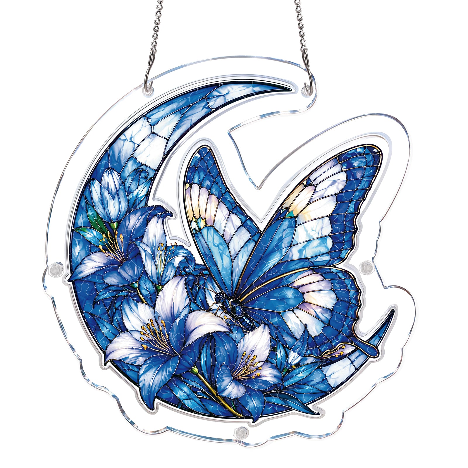 kaayee-suncatcher-puzzle-moonlit-blue-butterflies-sonnenf-nger-medium image 7